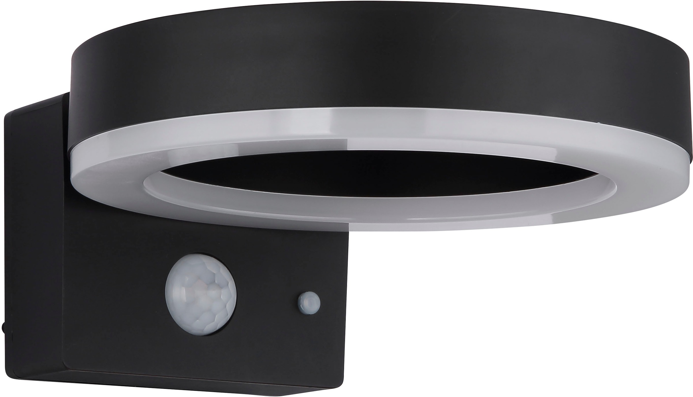 GLOBO LIGHTING LED Solarleuchte »SOLARLEUCHTE KUNSTSTOFF SCHWARZ MATT, 1XLED« LED-Modul 1 Stk. Warmweiß Solar Garten Terrasse Außenbeleuchtung Funktionsleuchte Außenbereich