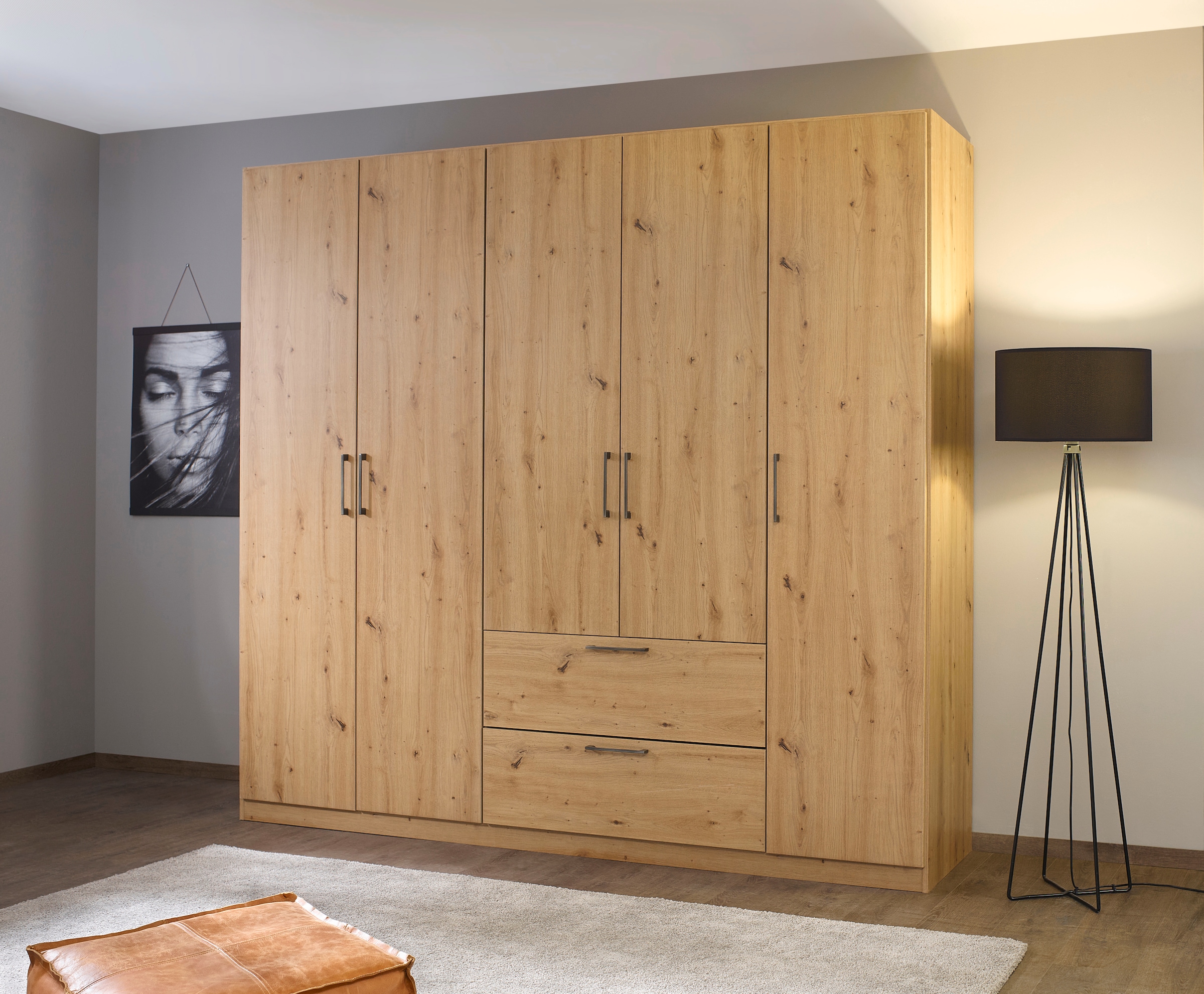 OTTO home Drehtürenschrank "Kleiderschrank Schrank Garderobe Wäscheschrank günstig online kaufen