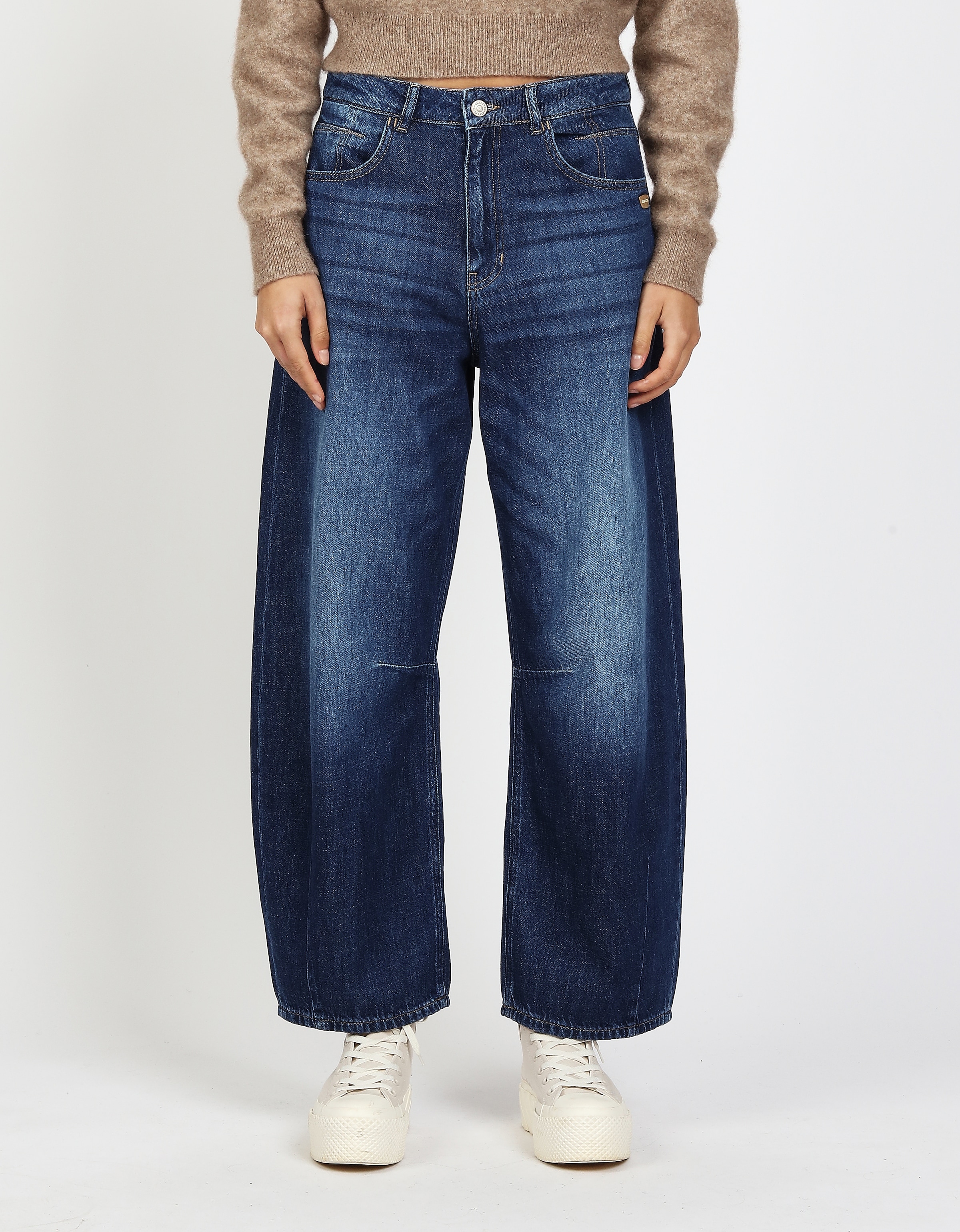 GANG 5-Pocket-Jeans "94SARINA" mit Abnähern an Knie und Saum günstig online kaufen
