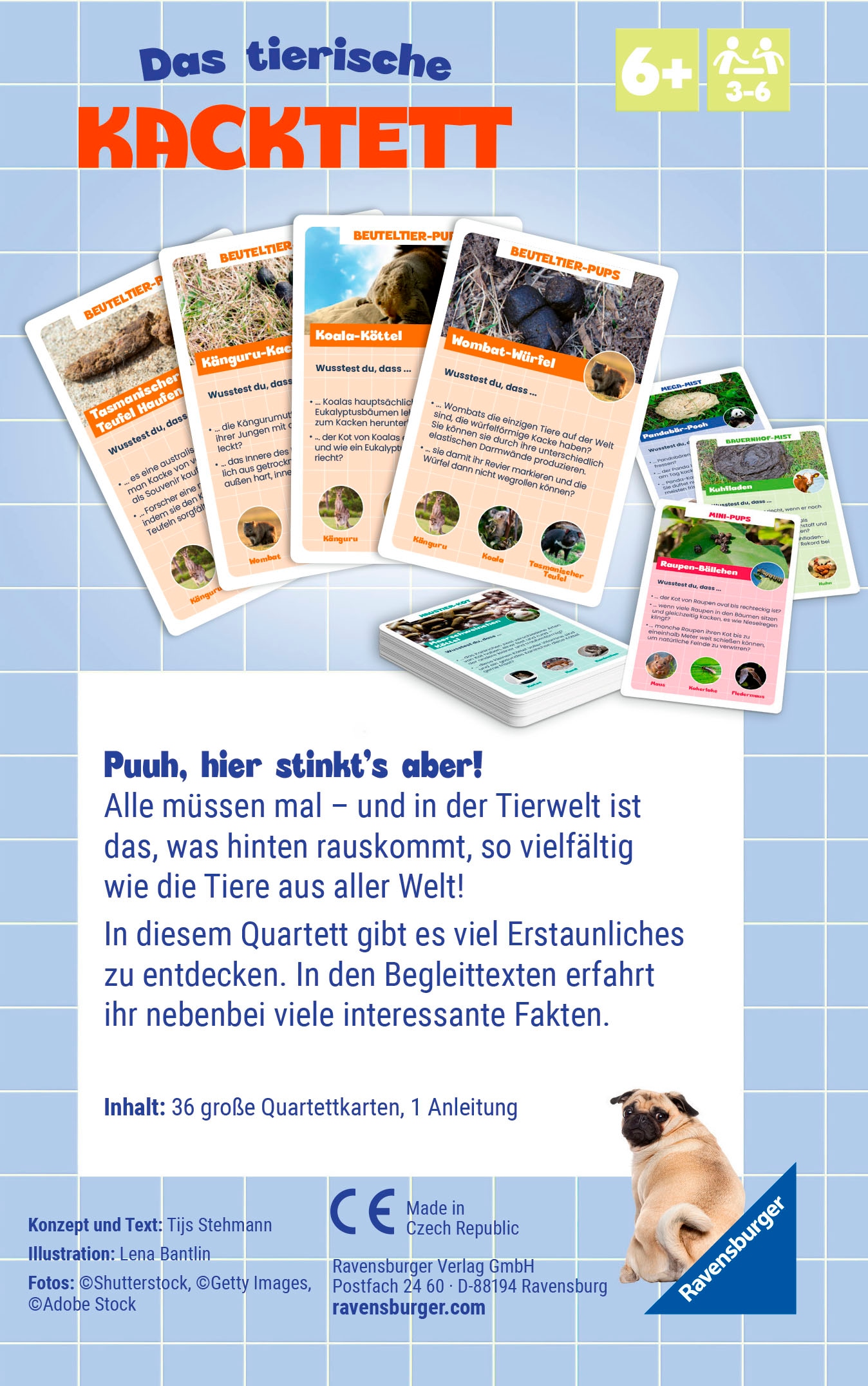 Ravensburger Spiel »Das tierische Kacktett«, Made in Europe