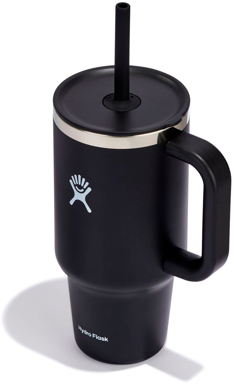 Hydro Flask "All Around Travel Tumbler in den Größen 24 oz/ 32 oz / 40 oz" Thermo Cup mit Strohhalm, 709 ml/ 946 ml/ 1182 ml