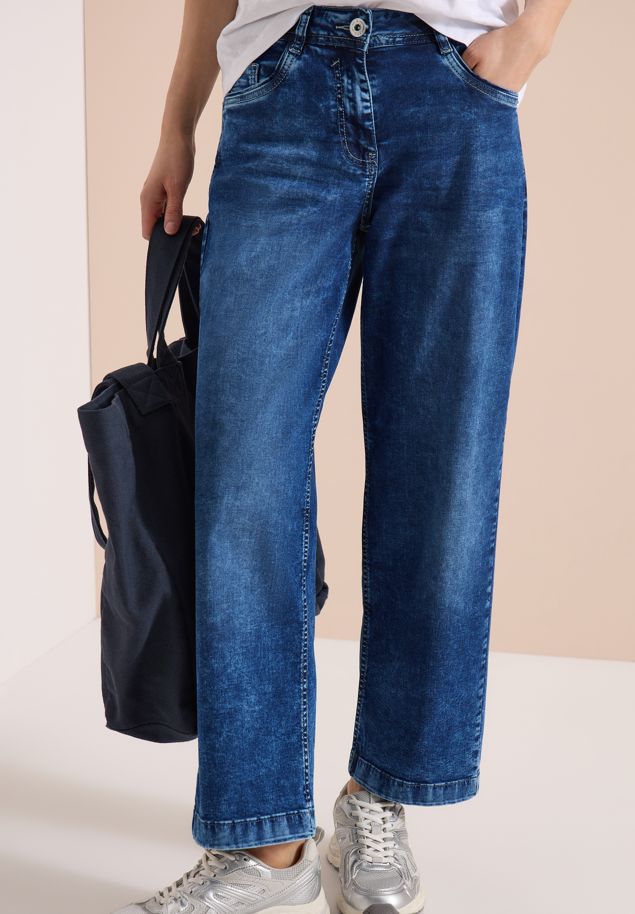 Cecil Loose-fit-Jeans High Waist