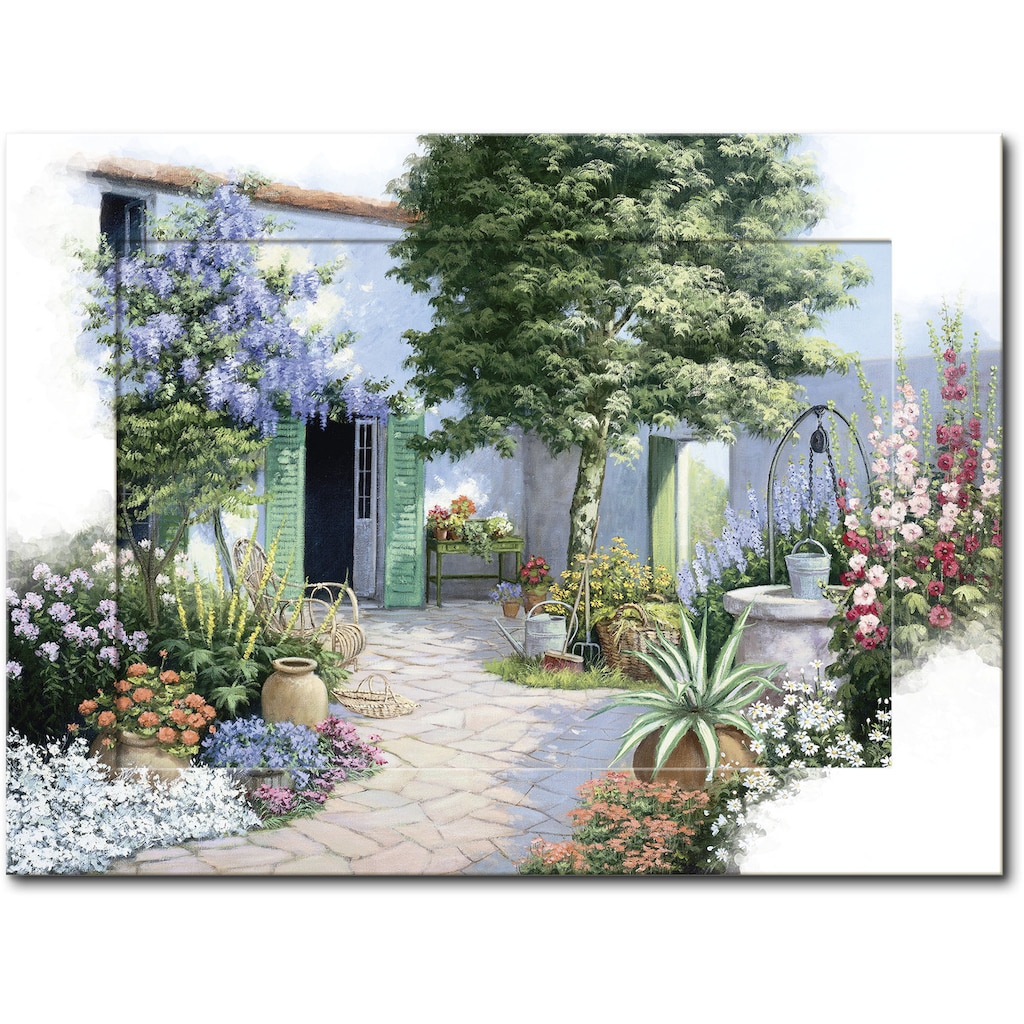 Artland Wandbild »Ein kleines Paradies«, Garten, (1 St.)