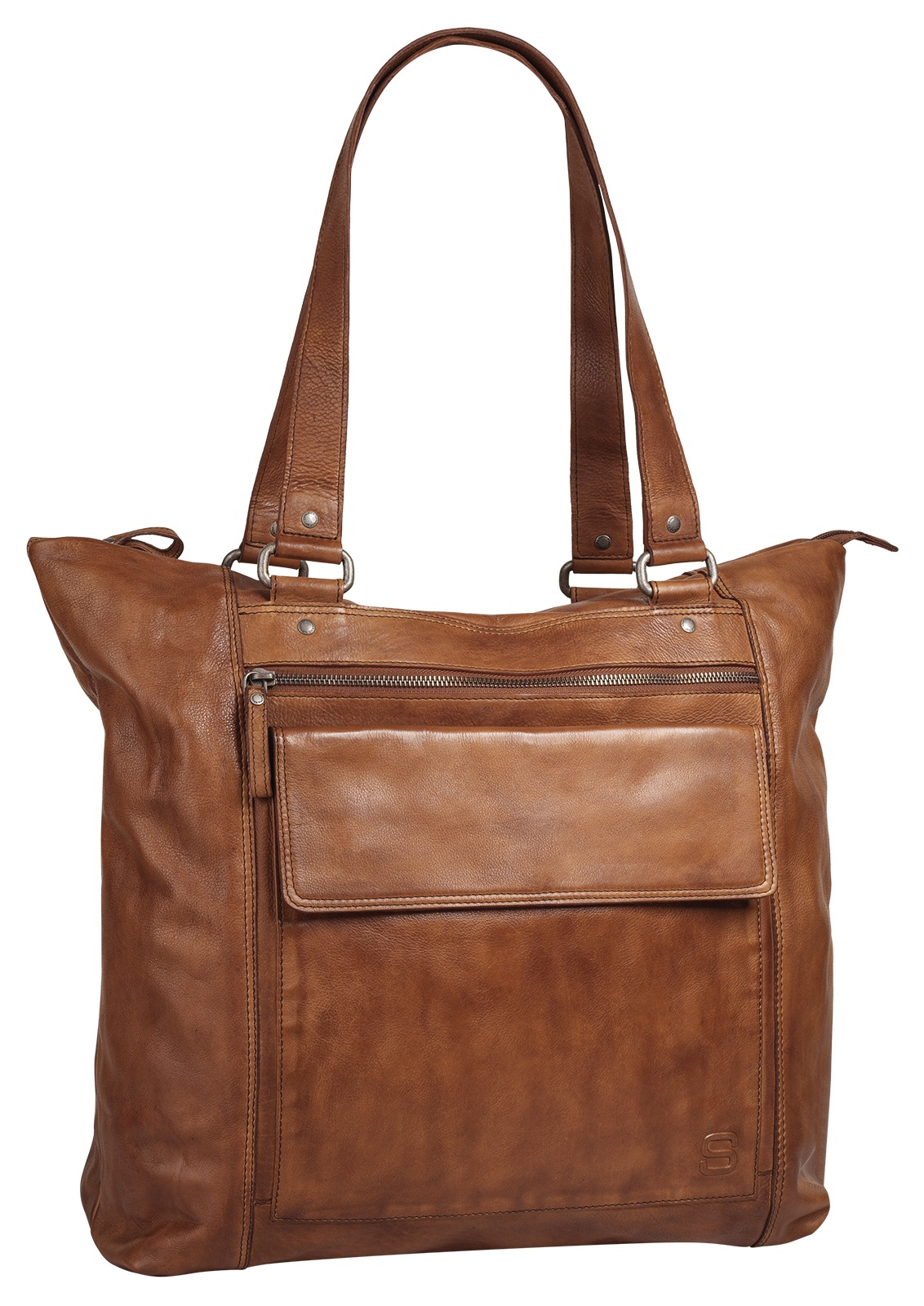 Spikes & Sparrow Shopper echt Leder