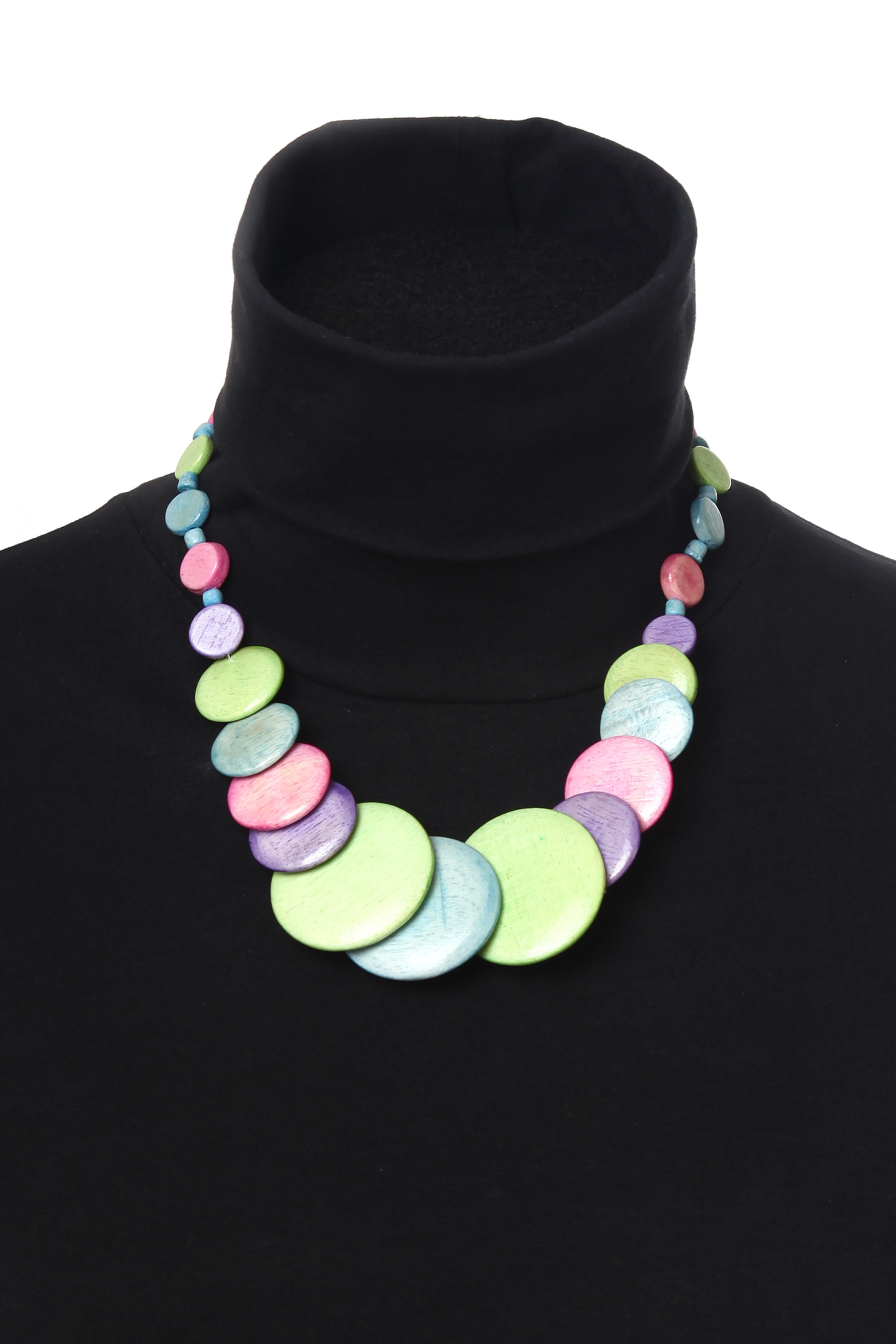 COLLEZIONE ALESSANDRO Kette mit Anhänger »Gwen« mit Holzscheiben