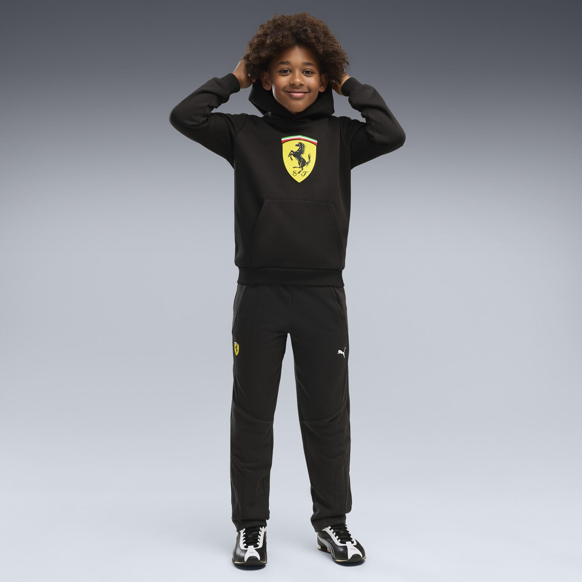 PUMA Kapuzenpullover »Scuderia Ferrari Coloured Shield Fleece-Hoodie Jugendliche«