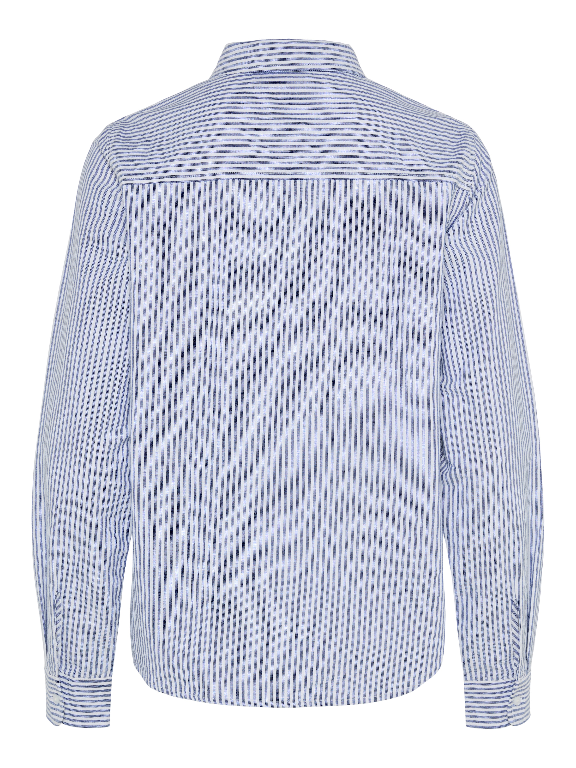 pieces Langarmbluse »PCIRENE LS SHIRT WVN NOOS« Baumwolle, regular fit