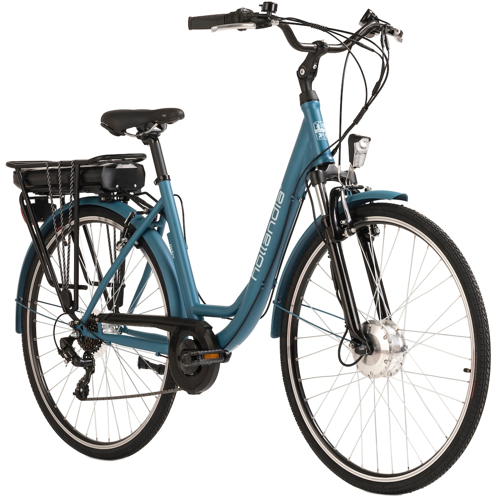 Hollandia E-Bike »Lido«, 7 Gang, Shimano, Tourney, Frontmotor 250 W