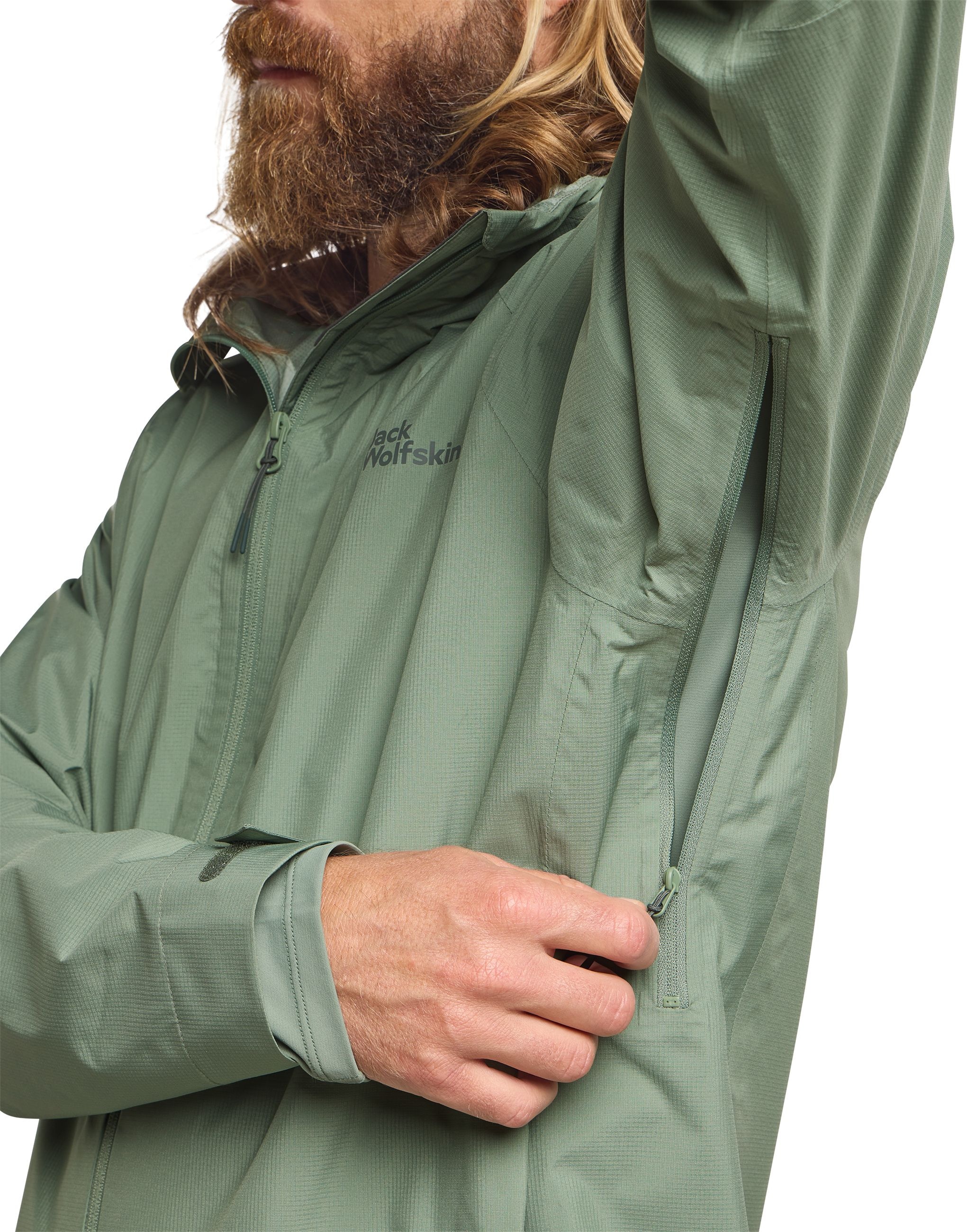 Jack Wolfskin Outdoorjacke »PRELIGHT 2.5L LT JKT M«, mit Kapuze