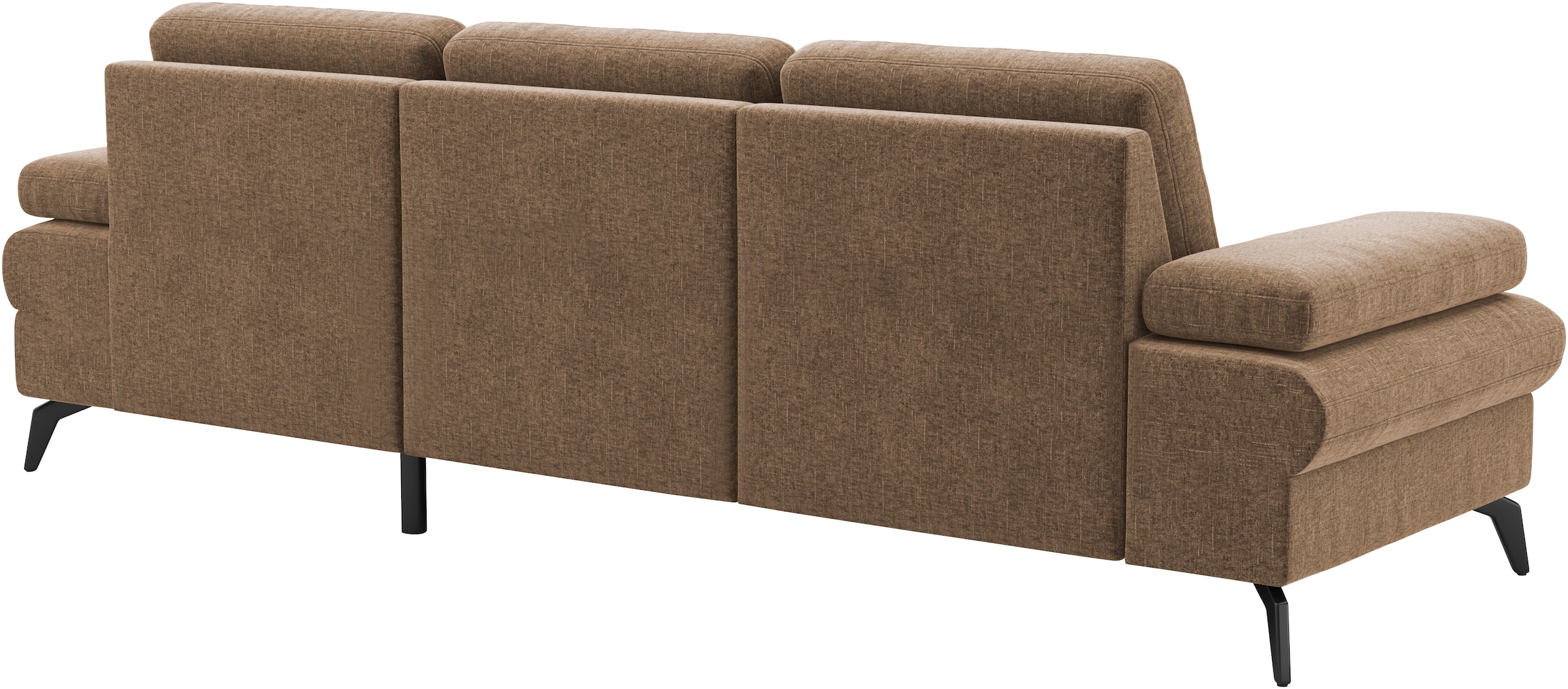 sit&more Ecksofa »Morris Jubi L-Form«, inkl. Armteilfunktion und 1 Zierkissen, wahlweise mit Bettfunktion
