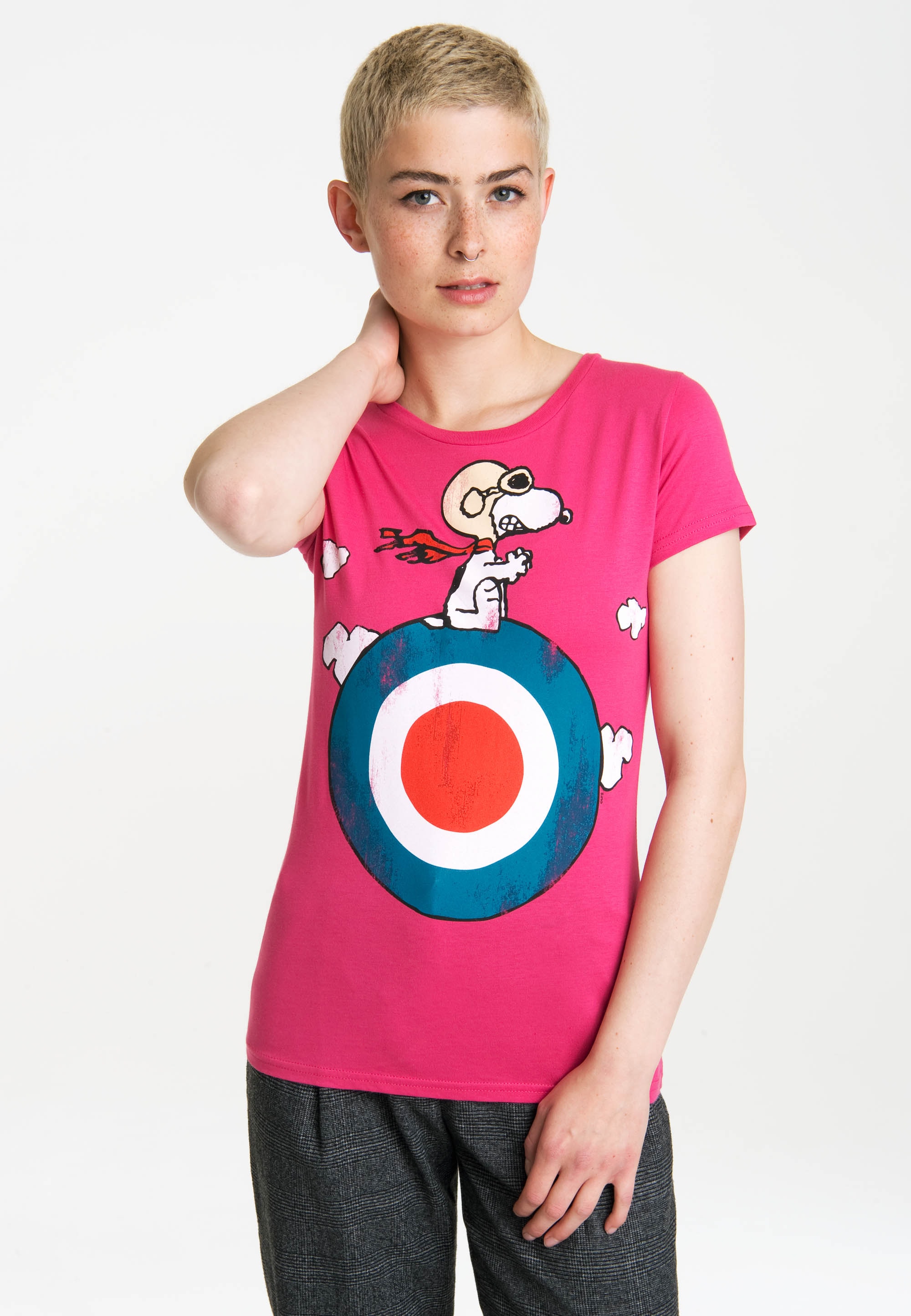 LOGOSHIRT T-Shirt »Snoopy - Peanuts«, mit niedlichem Frontprint online  kaufen | BAUR