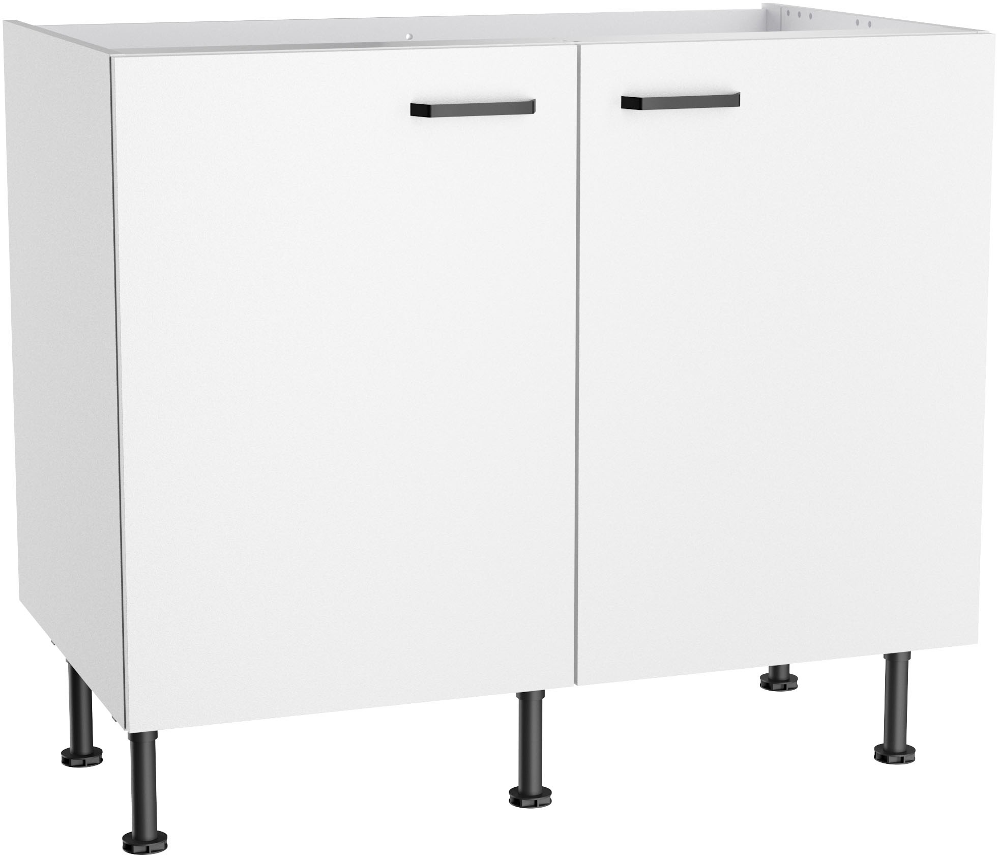 KOCHSTATION Spülenschrank "KS-Paula" 100 cm breit, 87 cm hoch, mit 1 Tür