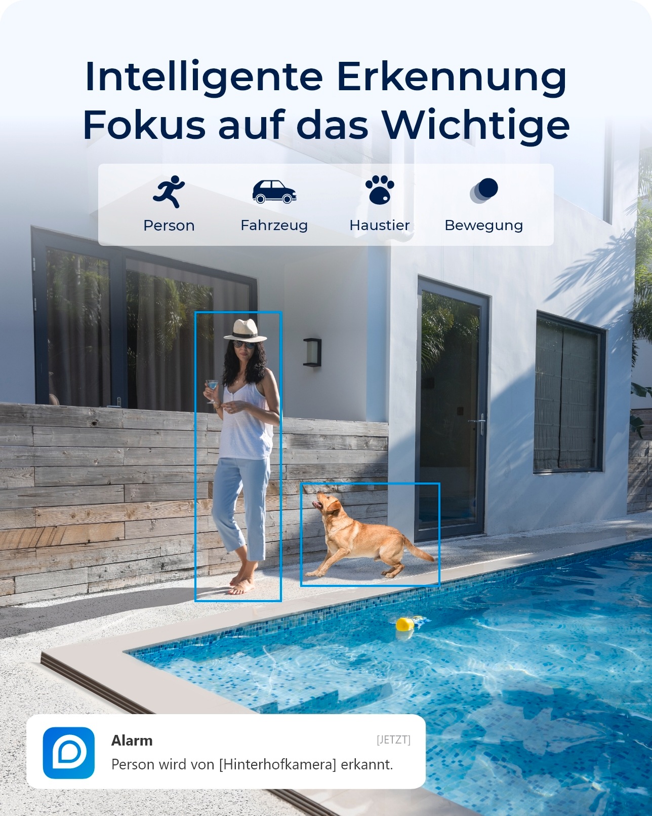 Reolink Überwachungskamera »Argus Series B440 Battery-WiFi«, Außenbereich