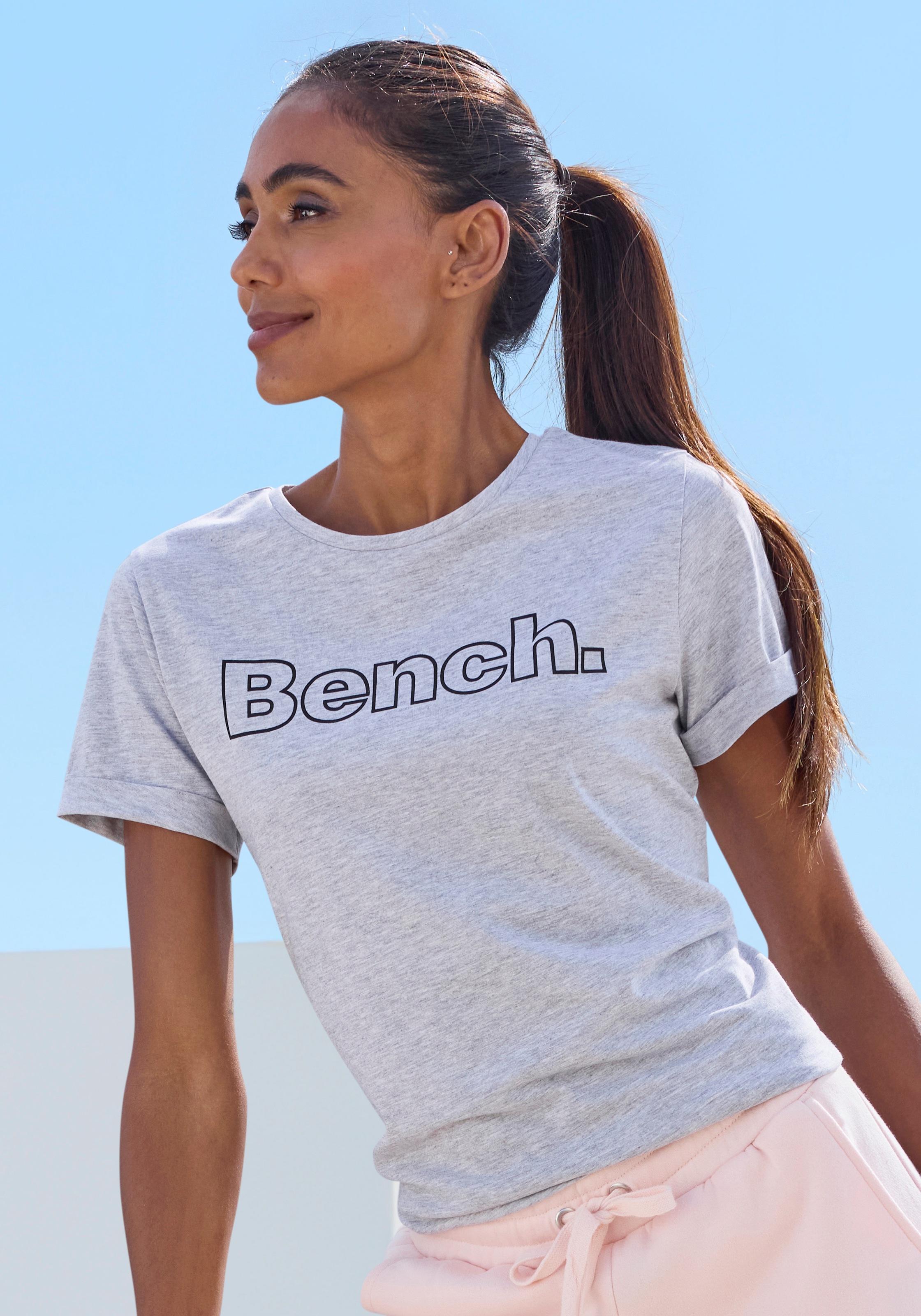 Thumbnail - Bench. Loungewear T-Shirt Packung, 2 Stk. mit Logodruck