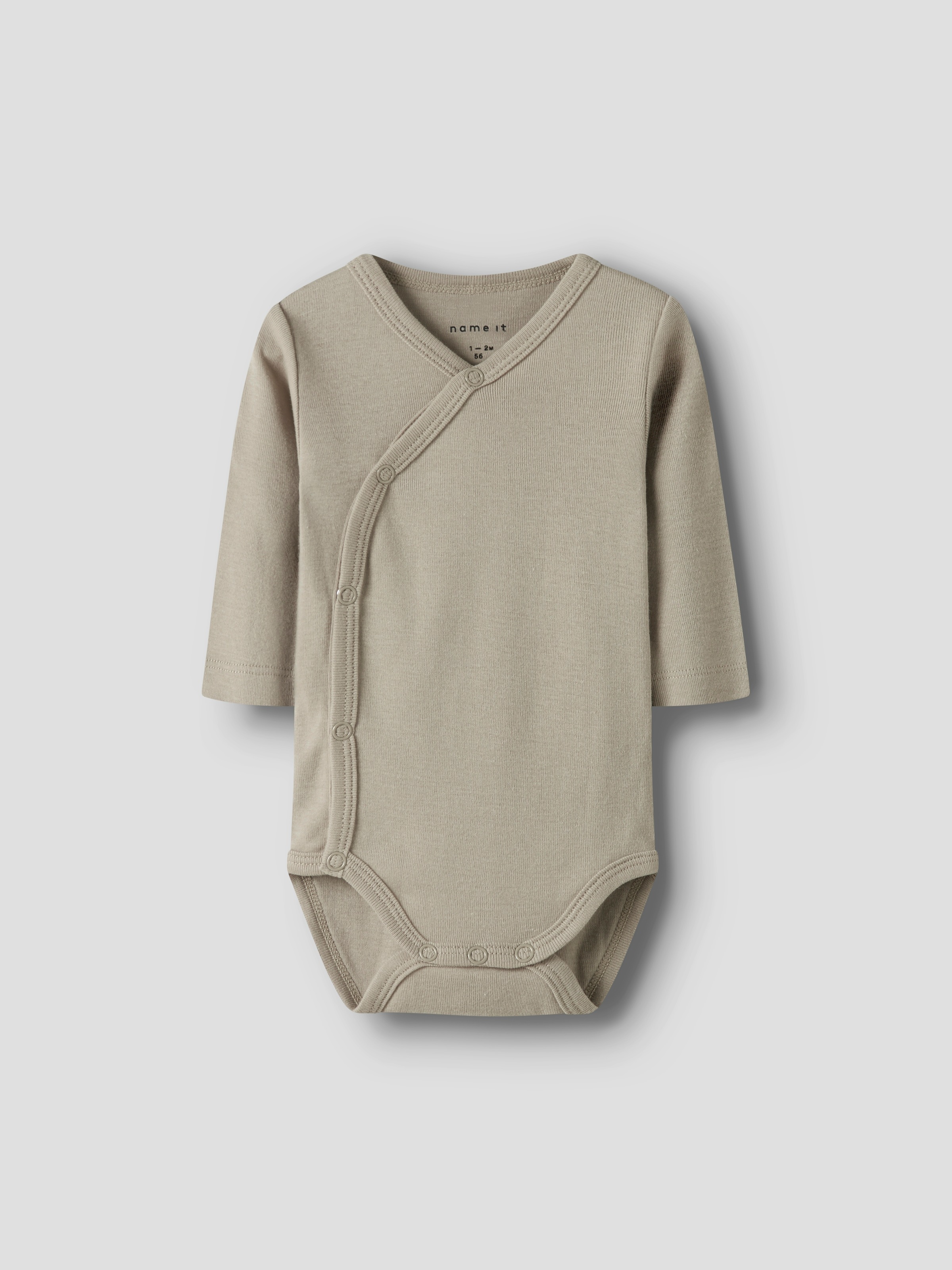 Thumbnail - Name It Body "NBNBODY 2P LS WRAP SOLID NOOS" Packung, 2 Stk. tlg.