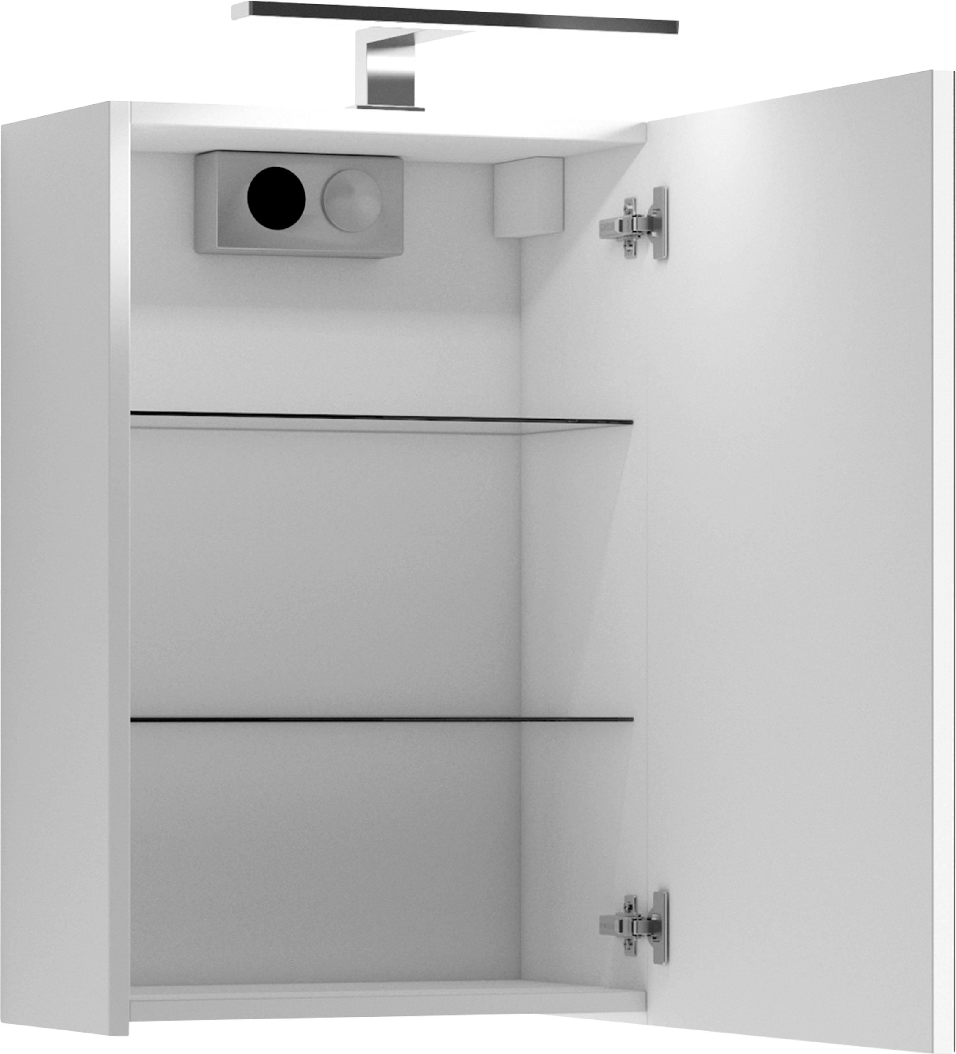 Thumbnail - byLIVING Spiegelschrank "Spree", Breite 40 cm, 1-türig, mit LED Beleuchtung und Schalter-/Steckdosenbox