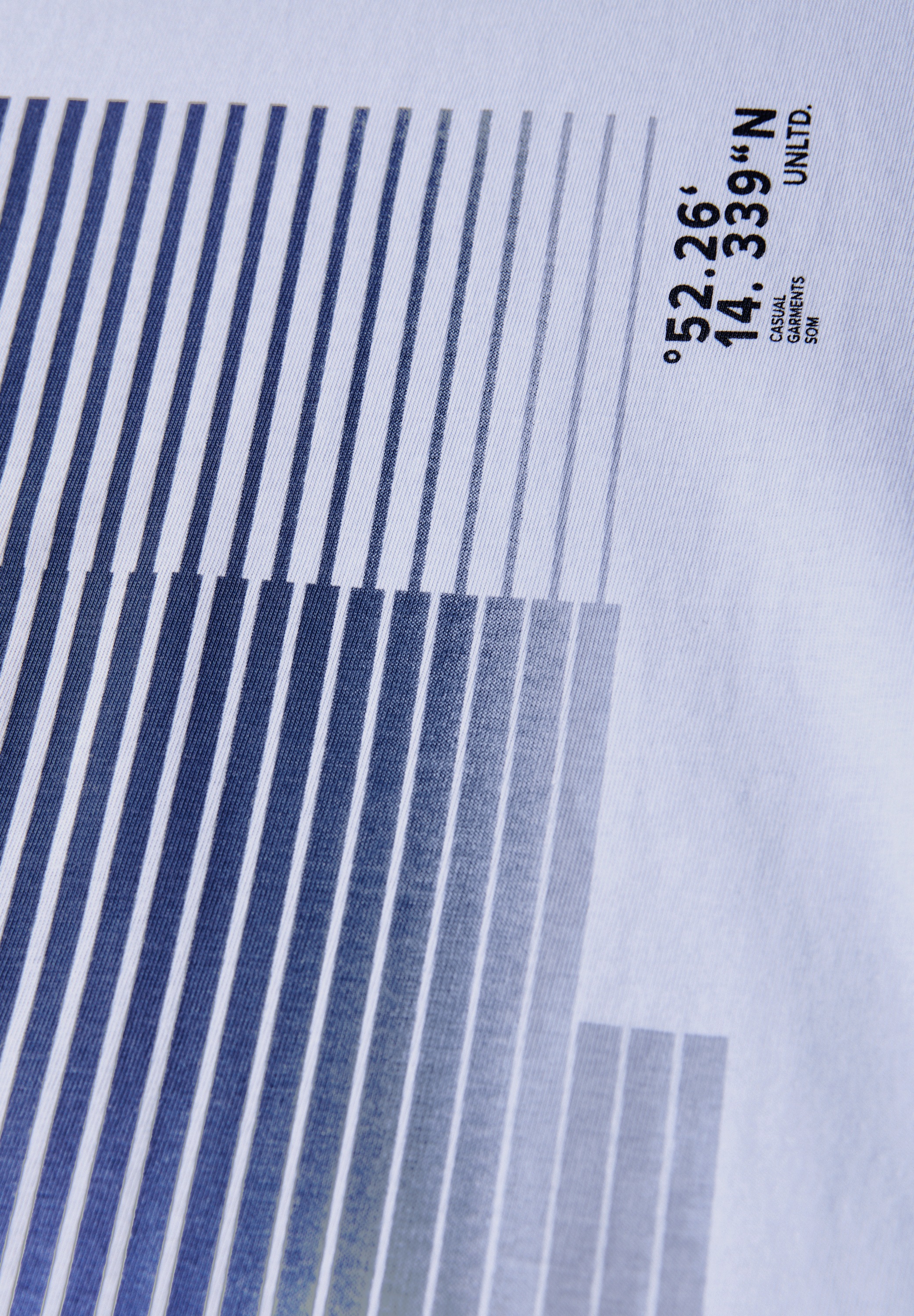 STREET ONE MEN T-Shirt, aus reiner Baumwolle
