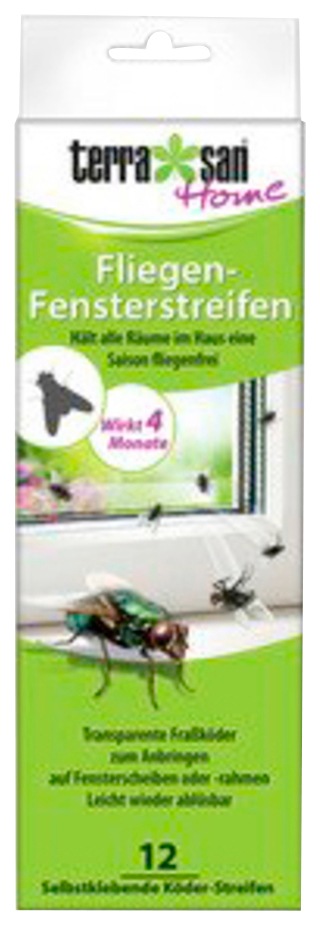 Compo Klebefalle »terrasan Home Fliegen-Fensterstreifen«, 12 Stk.