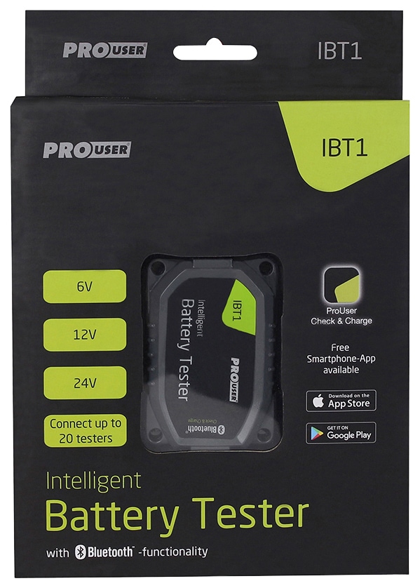 PROUSER Spannungsprüfer »IBT1«, mit Bluetooth, KFZ12 V