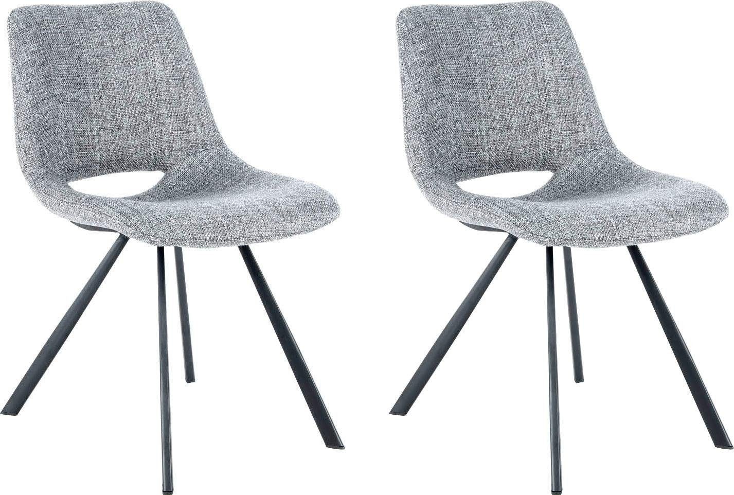 Kayoom Stuhl "Josephine 325 2er-Set, zeitloses Design, mit geometrischer Au günstig online kaufen