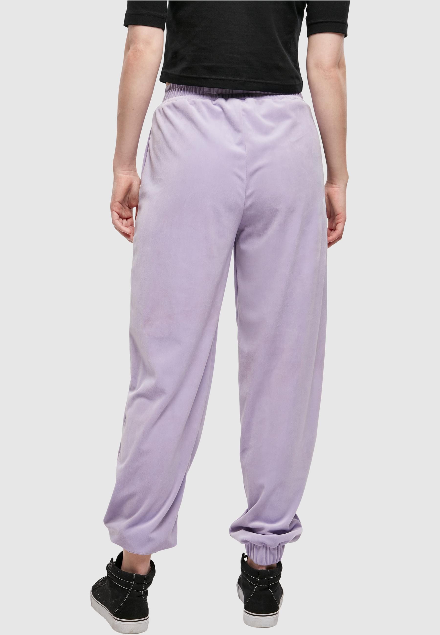 URBAN CLASSICS Jogginghose »Urban Classics Damen Ladies High Waist Ballon Velvet Sweat Pants«, (1 tlg.)
