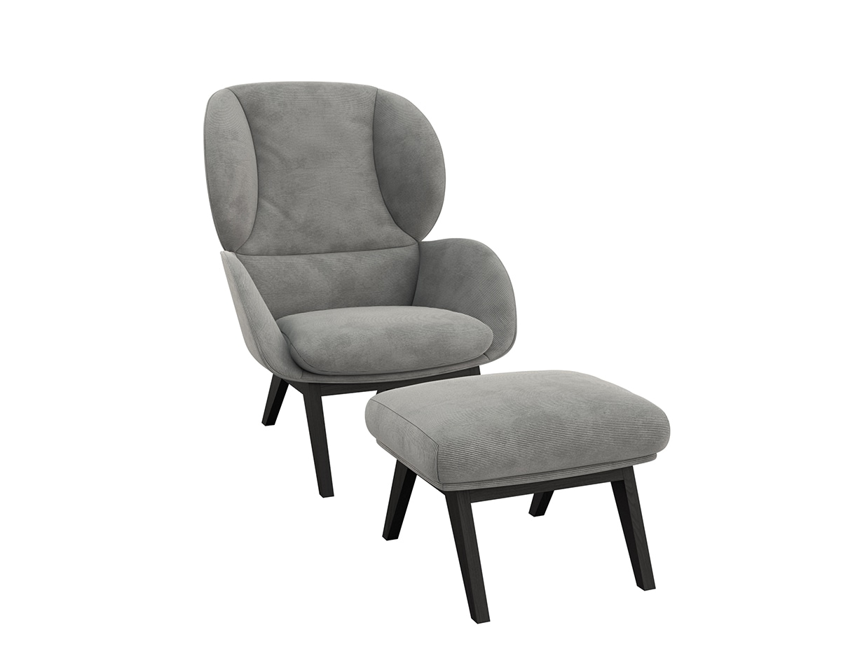 FLEXLUX Ohrensessel "Adria Designsessel, Loungesessel,", Stil & Komfort, or günstig online kaufen