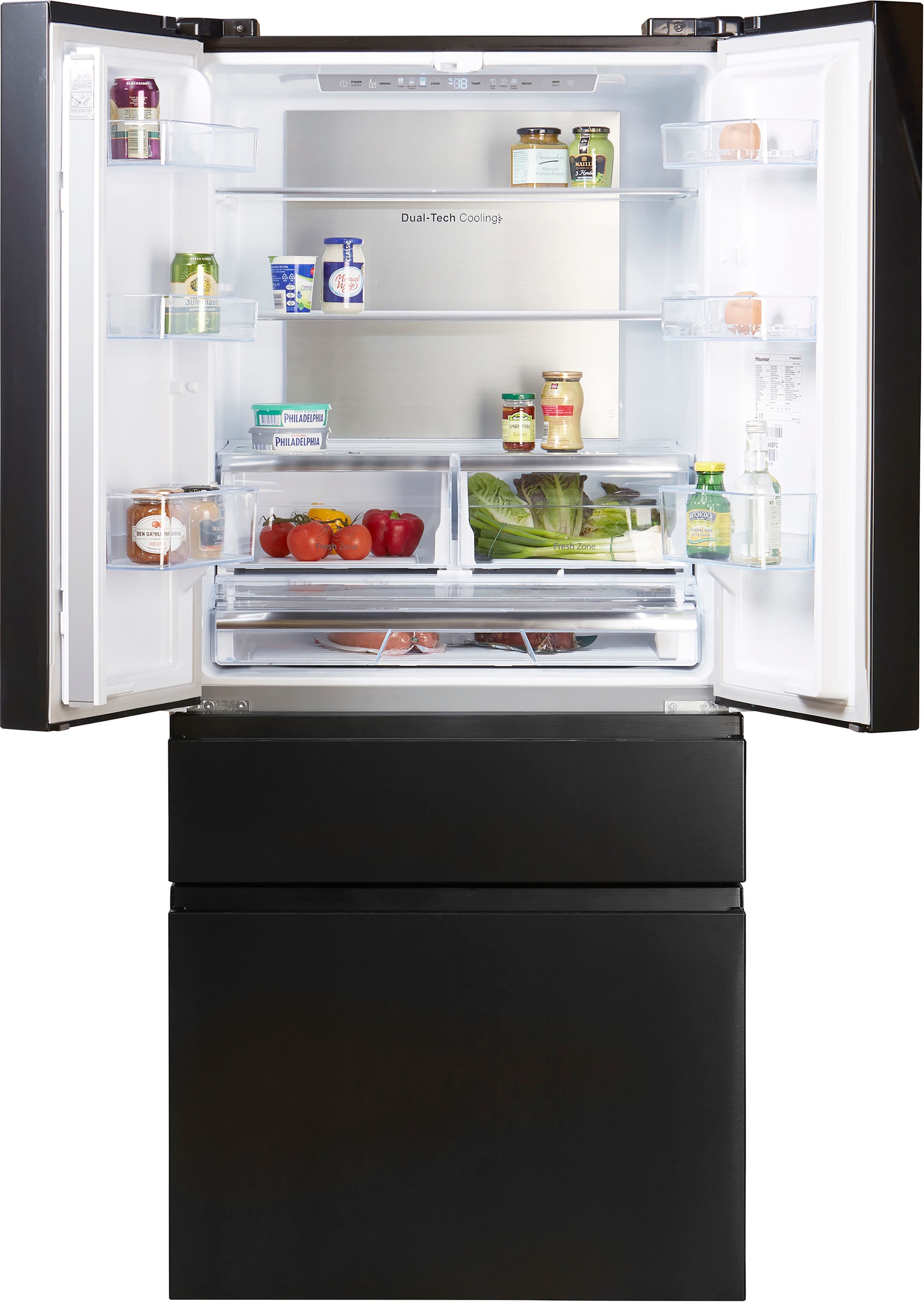 Thumbnail - Hisense French Door RF540 "RF540N4SBF2" 181,7 cm hoch 79,4 cm breit