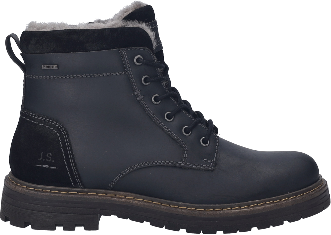 Josef Seibel Winterboots »Curtis 50«  Schnürboots mit Ziernähten und Kontrast-Rahmennaht, G-Weite