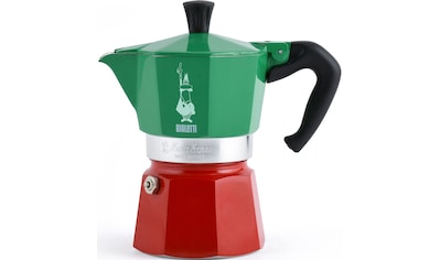 BIALETTI Espressokocher »Moka Express Tricolore Italia«, 0,13 l Kaffeekanne, 3 Tassen kaufen