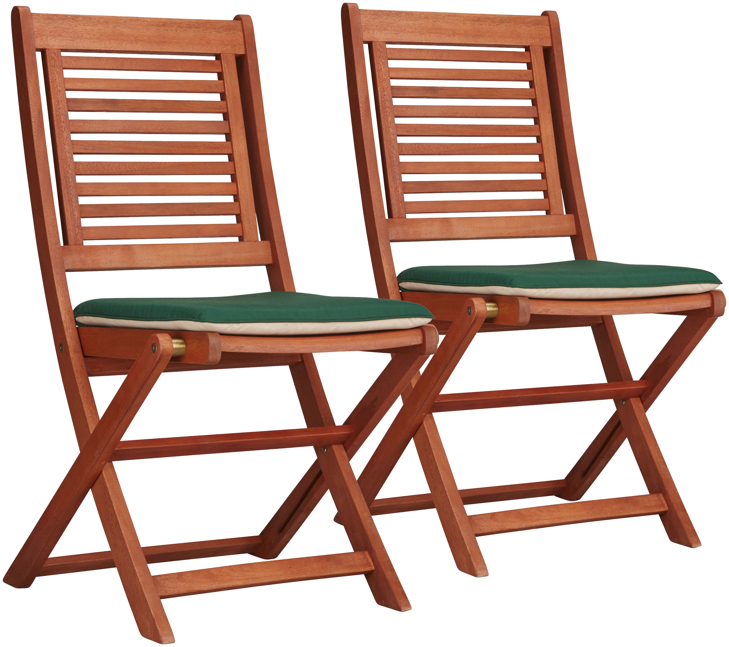 MERXX Gartenstuhl "Cordoba" (Set) 2 Stk. 2er Set, Eukalyptus, klappbar, bra günstig online kaufen