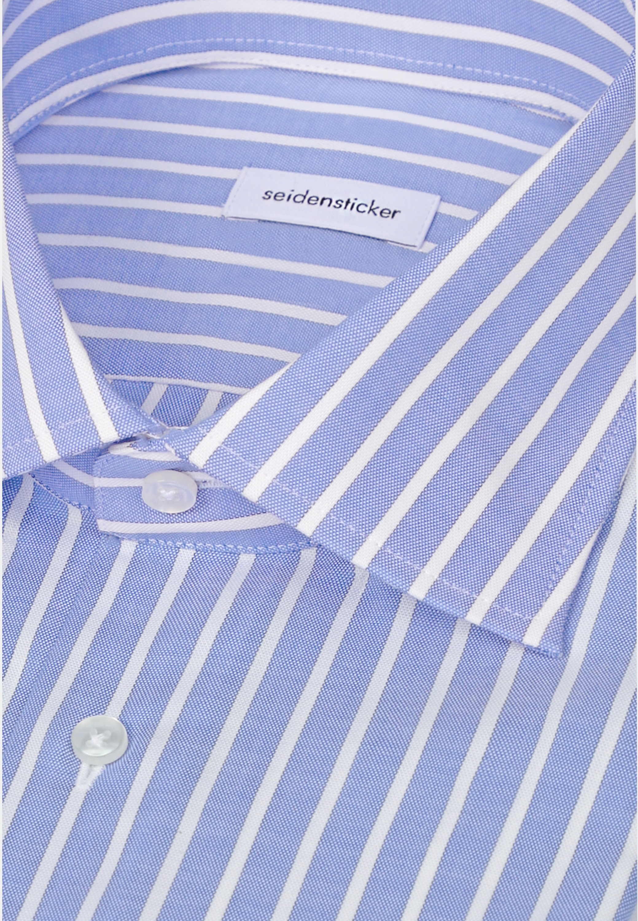 seidensticker Businesshemd »Schwarze Rose« Slim 1/1 Kentkragen Gestreift