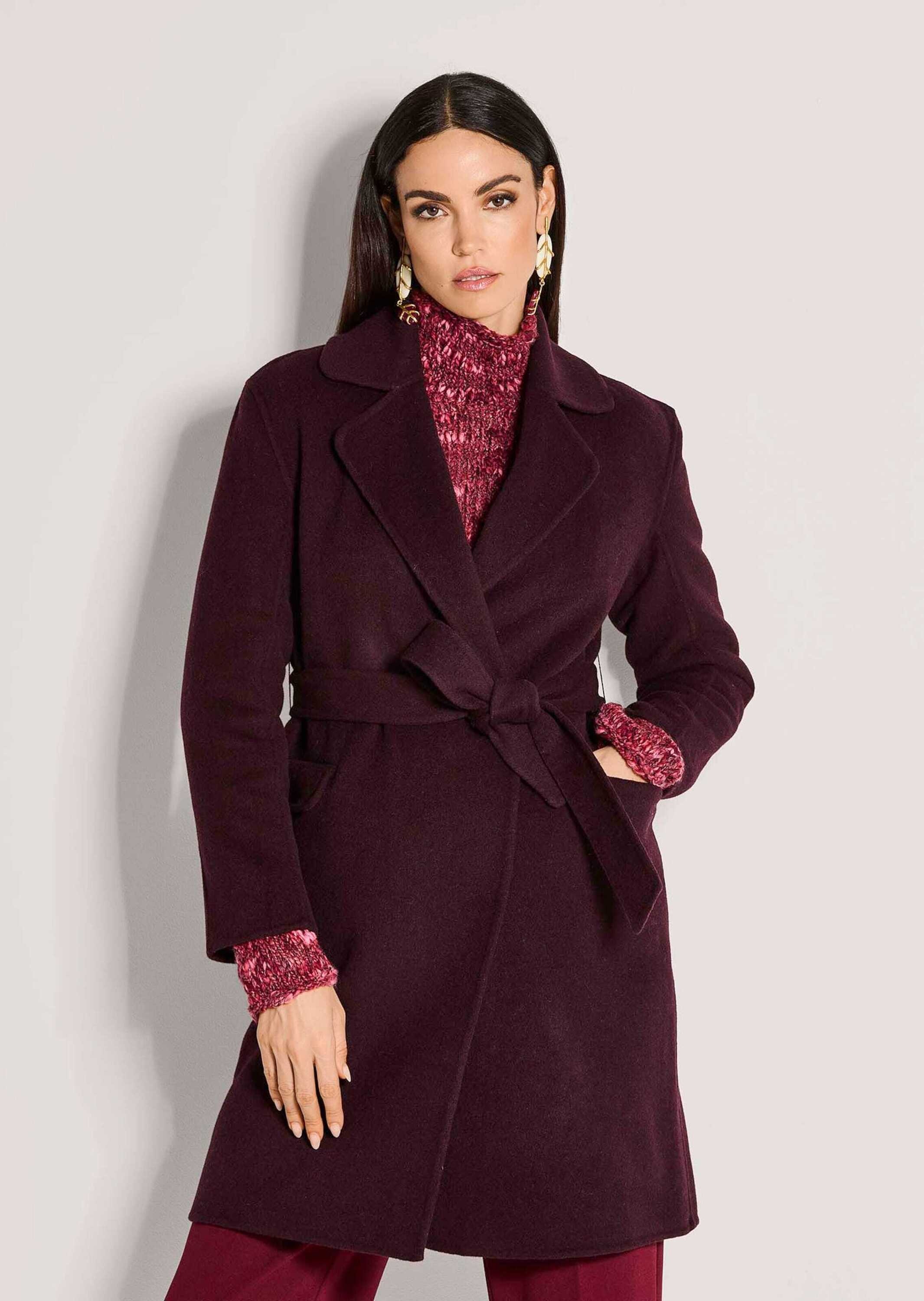 Thumbnail - MADELEINE Langmantel "Doubleface-Mantel Eleganter Zweireiher mit Reverskragen"