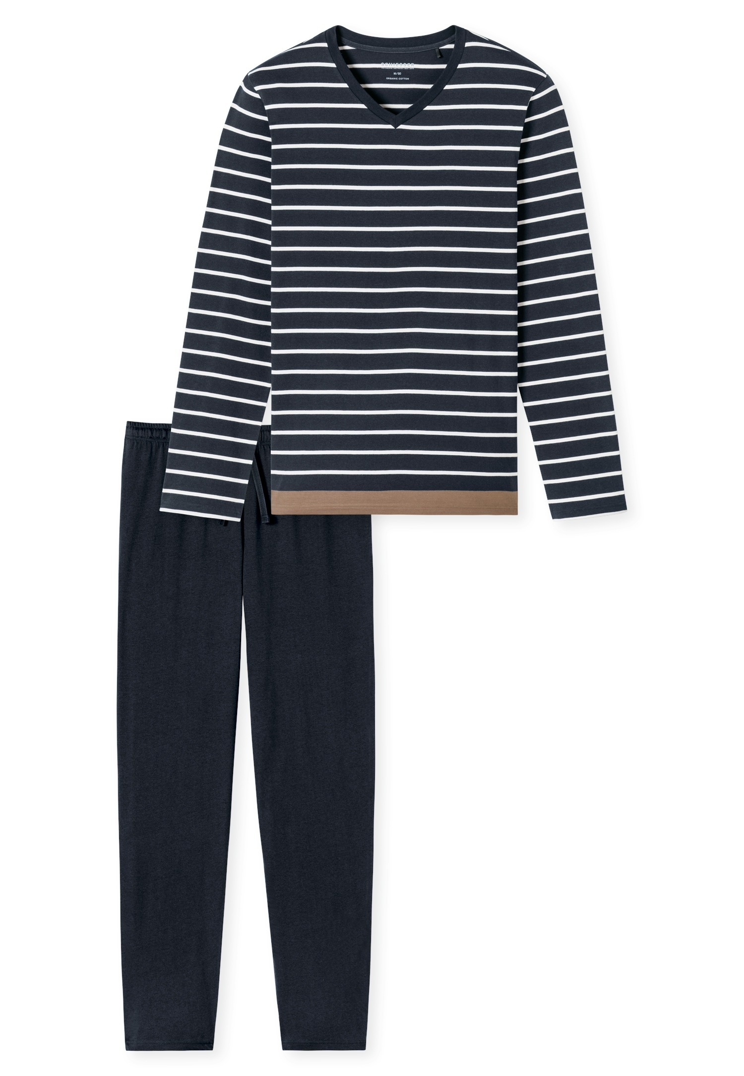 Schiesser Schlafanzug »"Casual Nightwear"«, (2 tlg.), mit Bindekordel