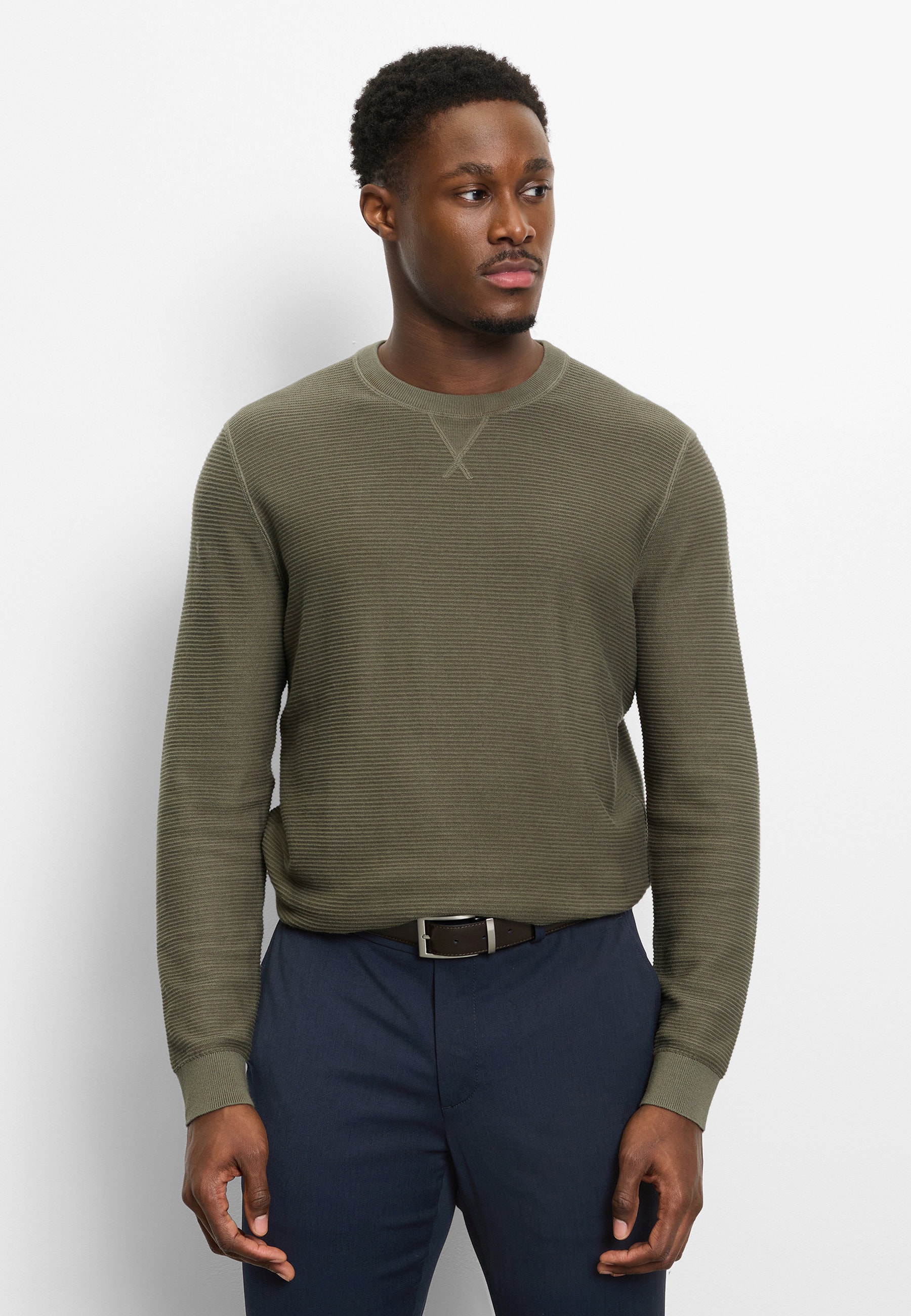 OLYMP Strickpullover "OLYMP Casual Strick" günstig online kaufen