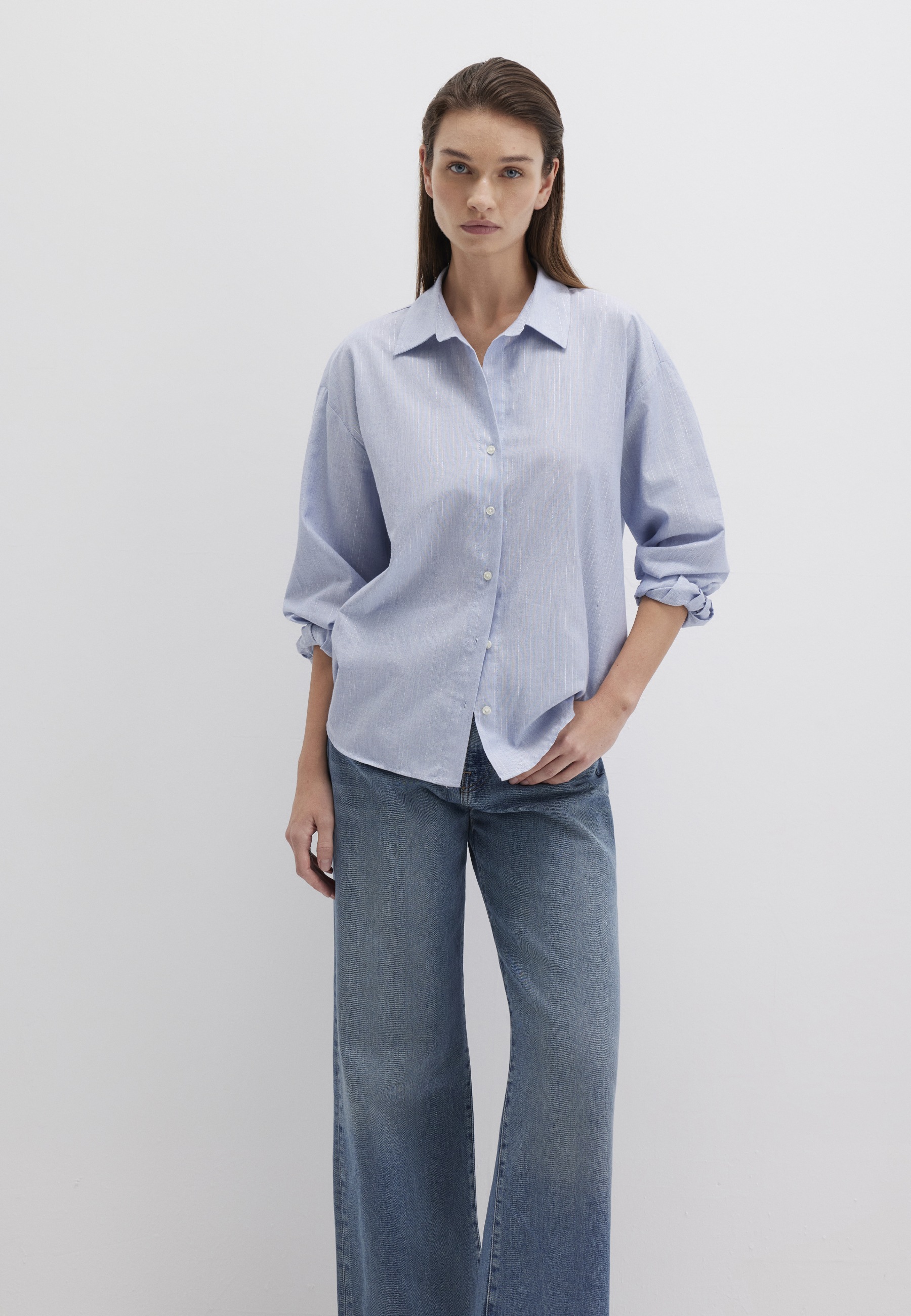 Thumbnail - Mavi Langarmbluse "LONG SLEEVE SHIRT" Bluse Langarm