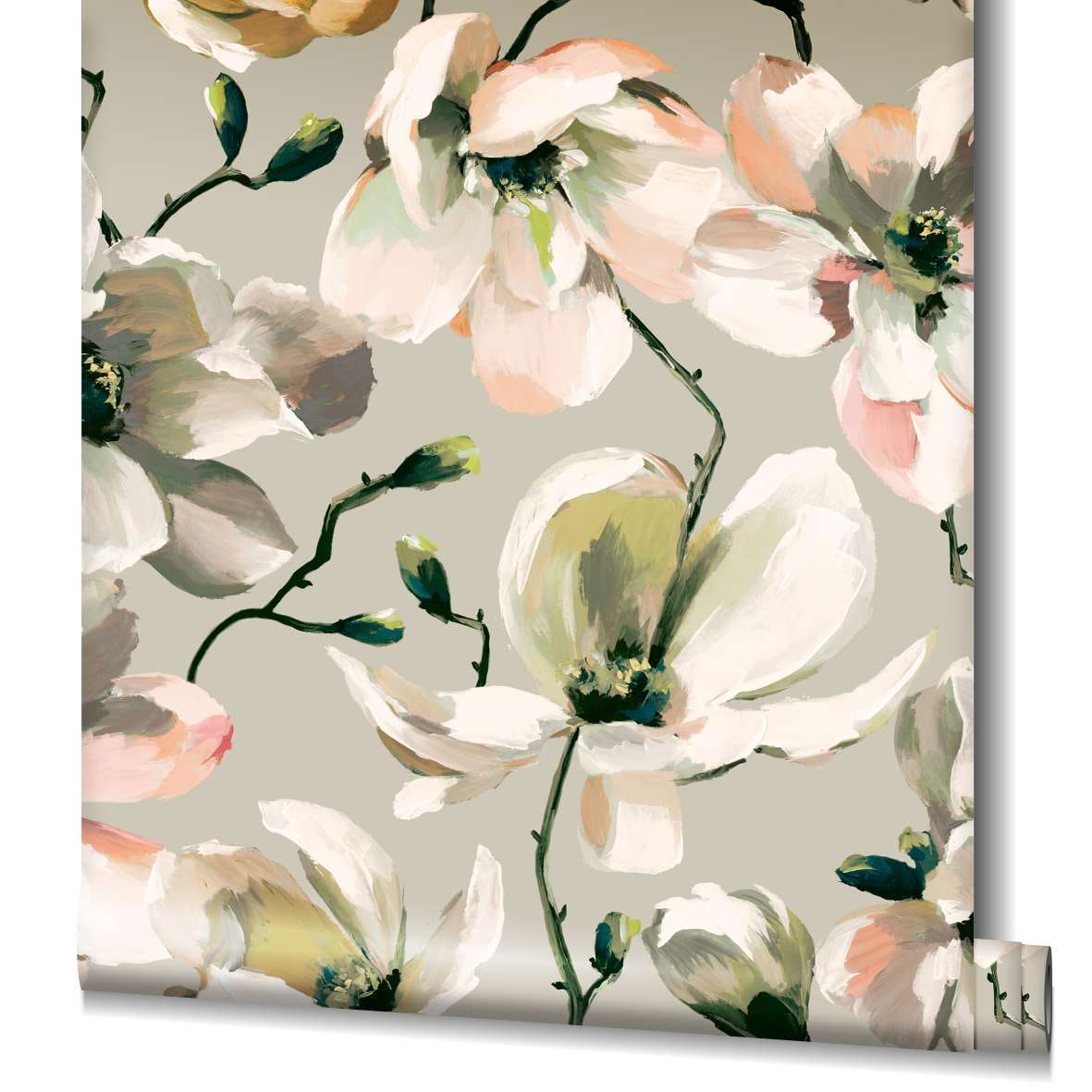 Marburg Vliestapete »Tapete Malerische Blüten«, floral, moderne Vliestapete für Wohnzimmer Schlafzimmer Küche
