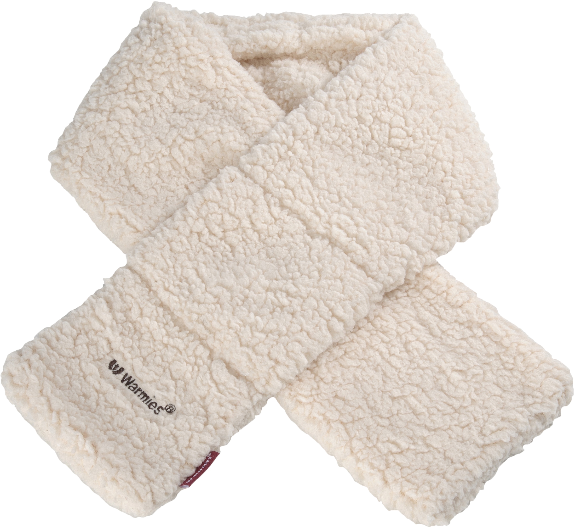 Warmies® Wärmekissen »Schal Sherpa beige«, mit Lavendelduft