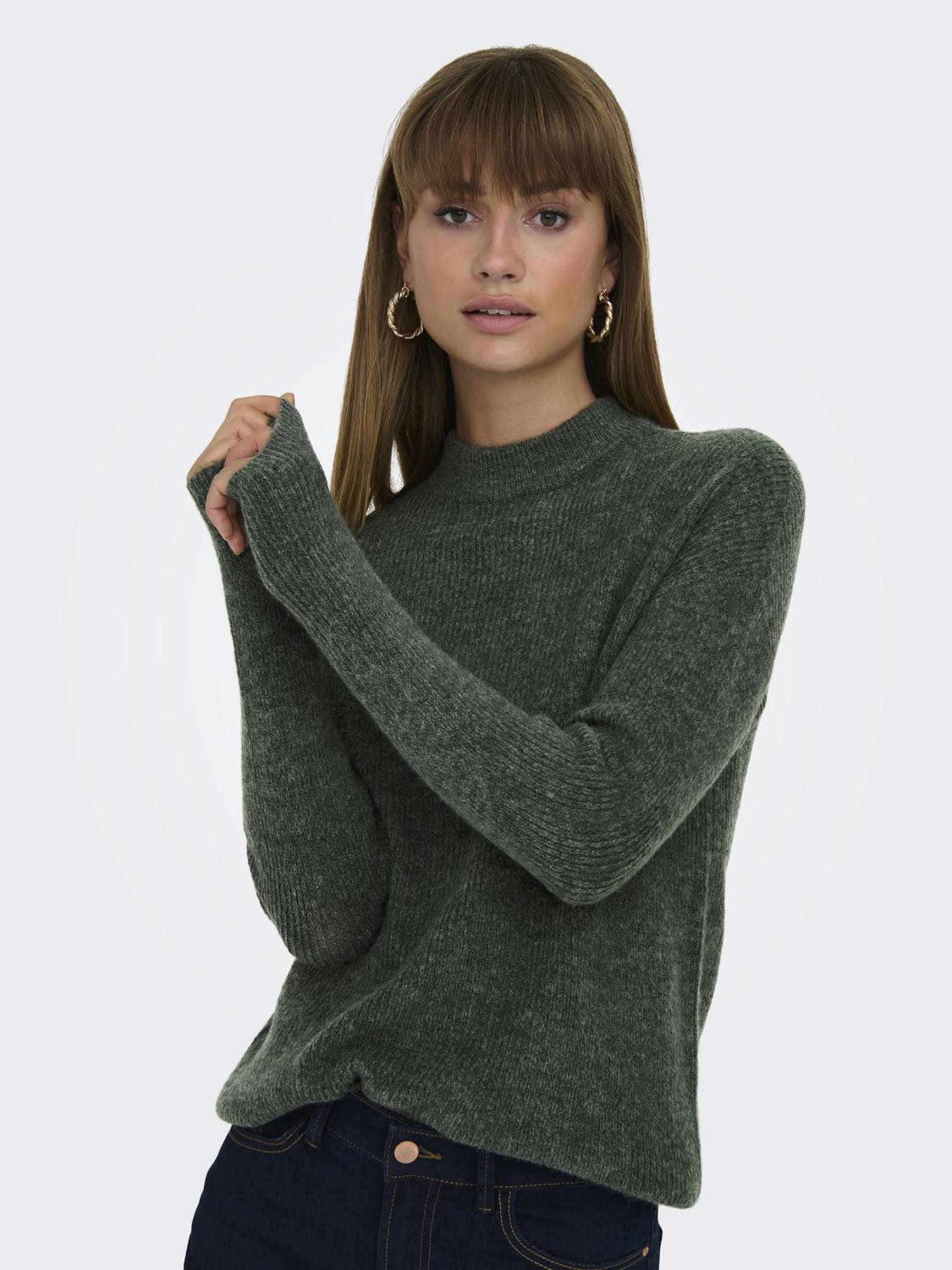 ONLY Strickpullover »ONLCAMILLA O-NECK L/S PULLOVER KNT«