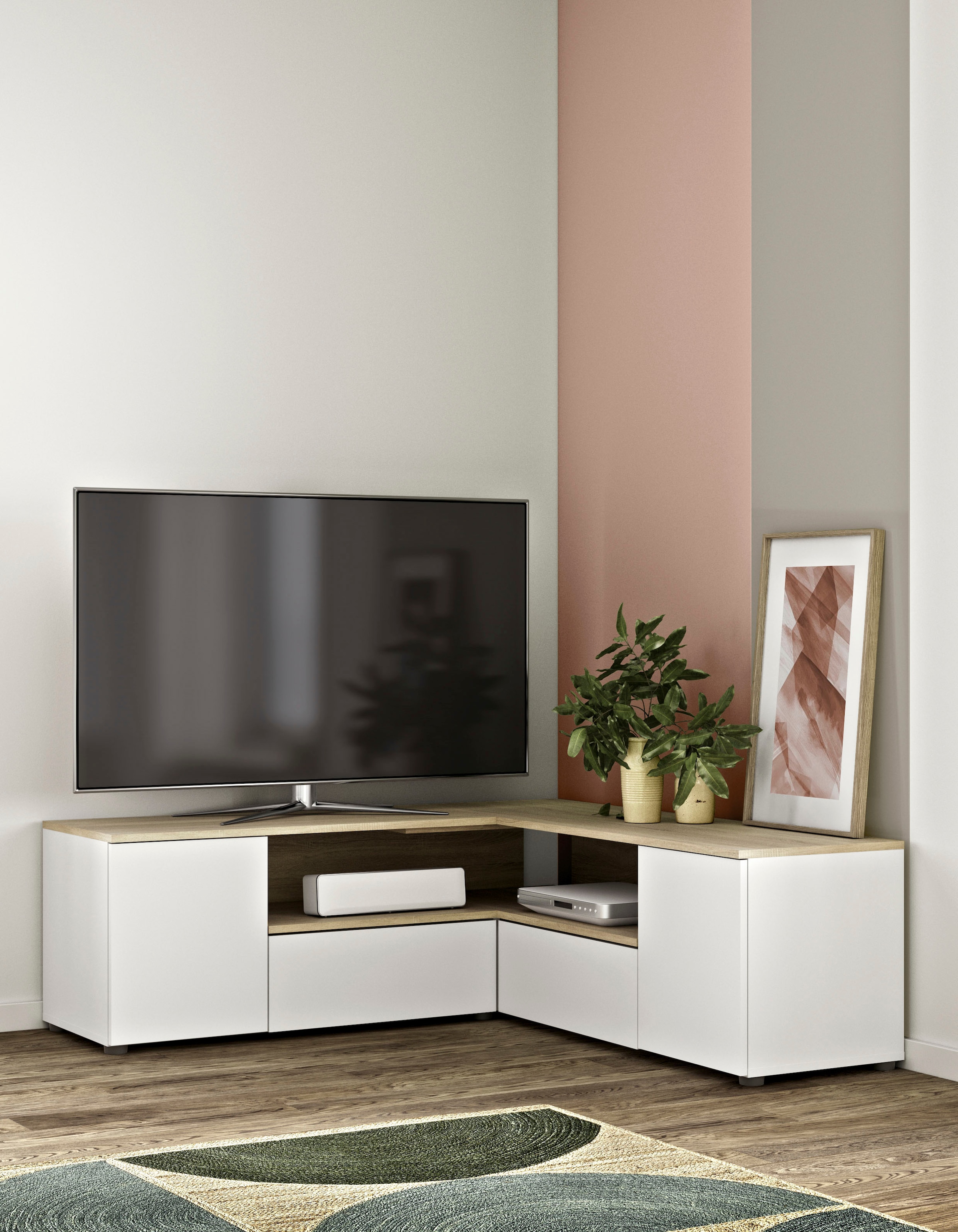 TemaHome TV-Bank »Angle TV Tisch«