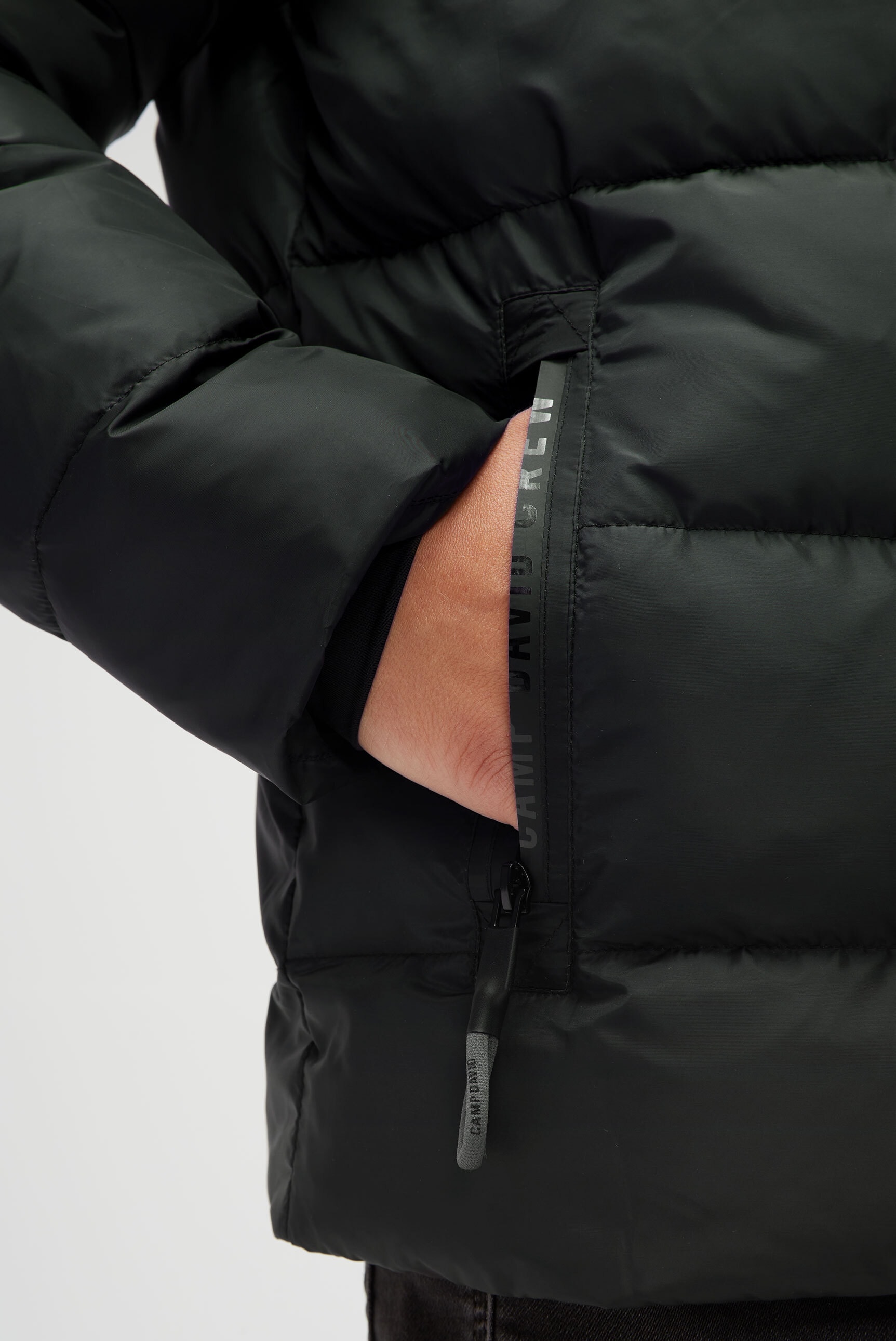 CAMP DAVID Winterjacke ohne Kapuze mit Windbreaker-Bündchen