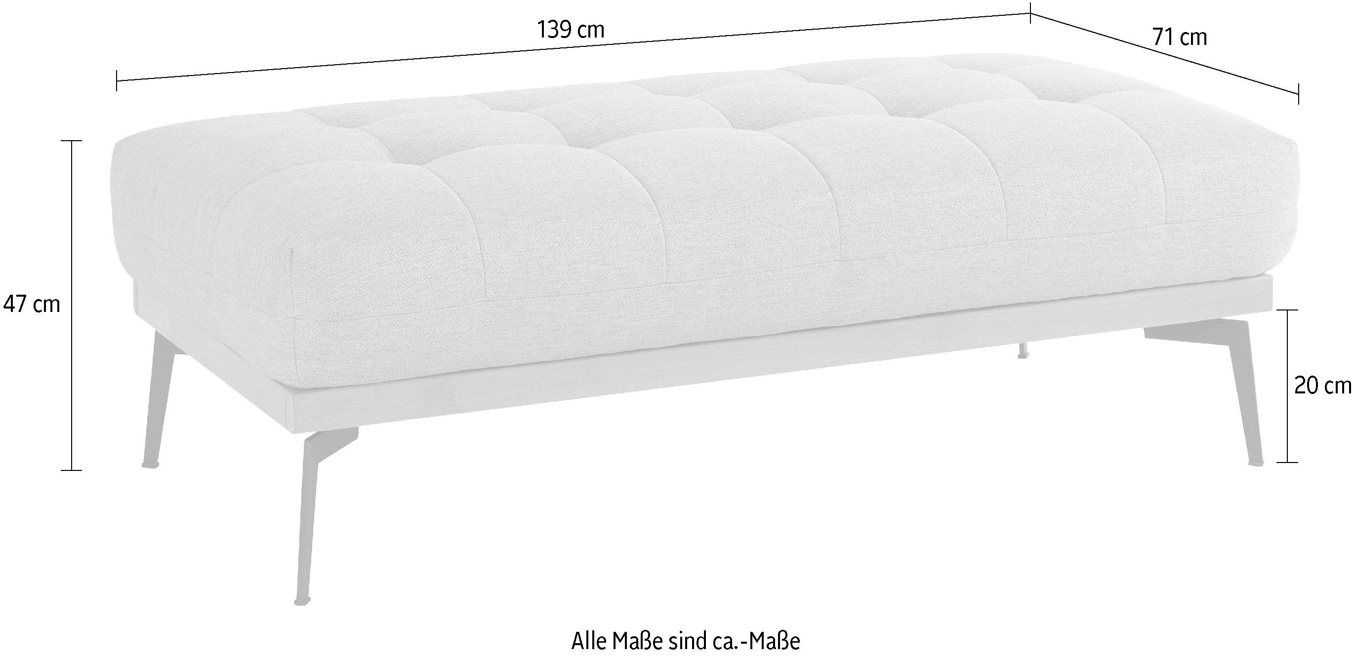 Thumbnail - exxpo - sofa fashion Hocker "Palic, moderner Polsterhocker mit tollen Verarbeitungsdetails"