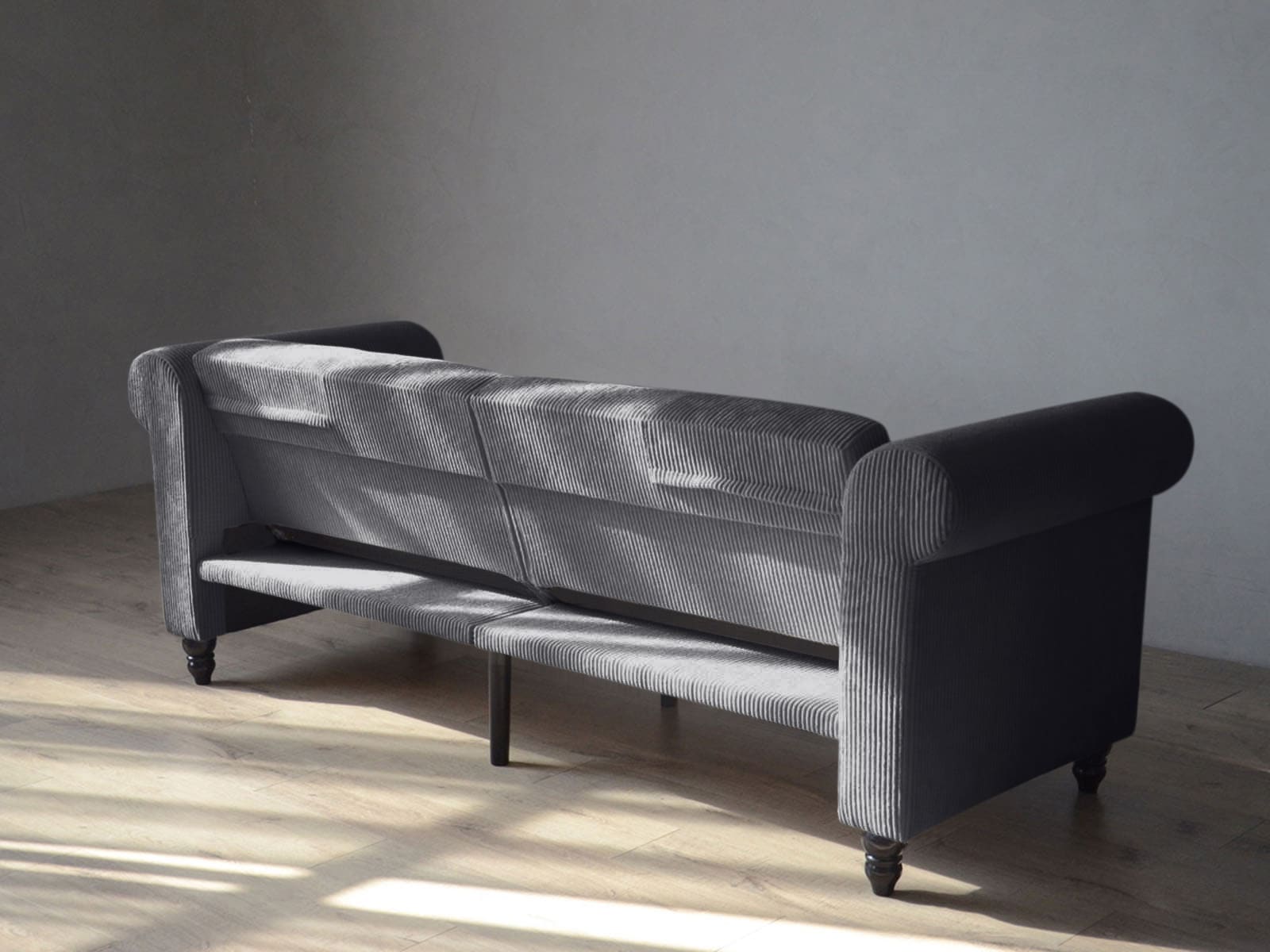 Dorel Home 3-Sitzer »Felix II, Schlafsofa 236cm, (Liegefläche 108x190cm), Rückenlehne«, 3-fach verstellbar, Sitzhöhe 46 cm, Cord