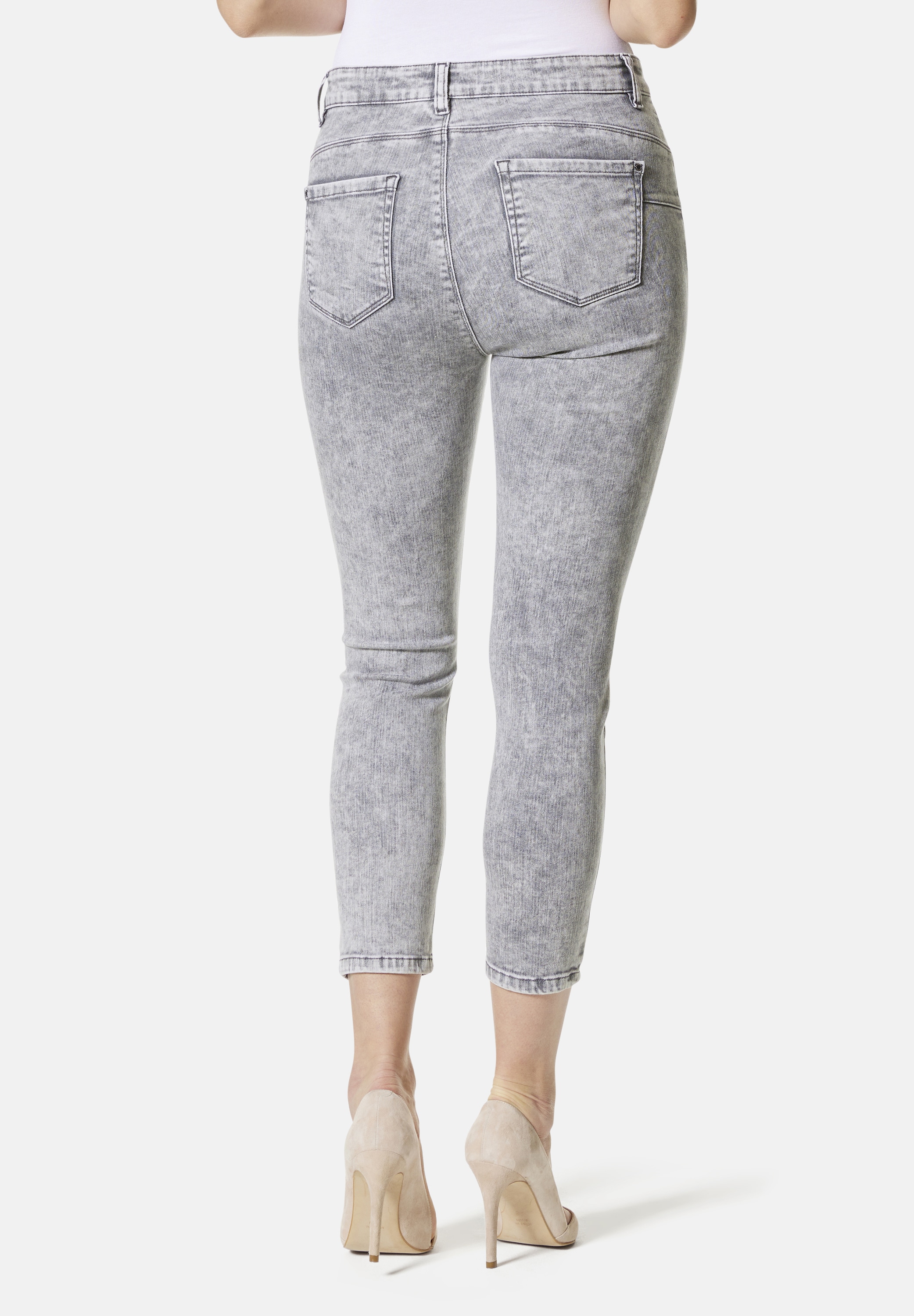 STOOKER WOMEN 5-Pocket-Jeans »Rio Print Skinny Fit«, Skinny Fit Casual Clean Wash Twill Magic Shape Effekt für Damen