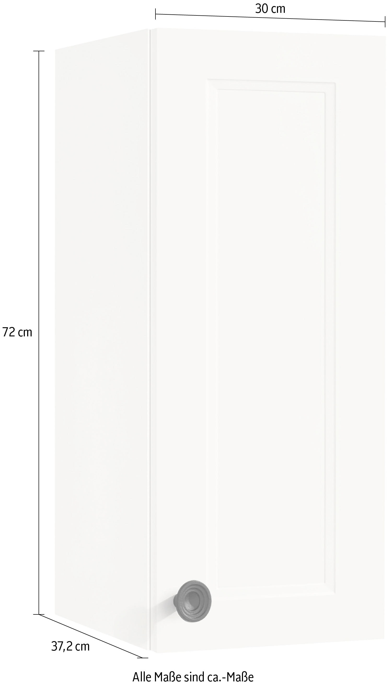 nobilia® Hängeschrank »"Cascada", Ausrichtung wählbar, vormontiert,«, in drei Breiten: 30, 40 und 60 cm, mit Soft-Close-Funktion