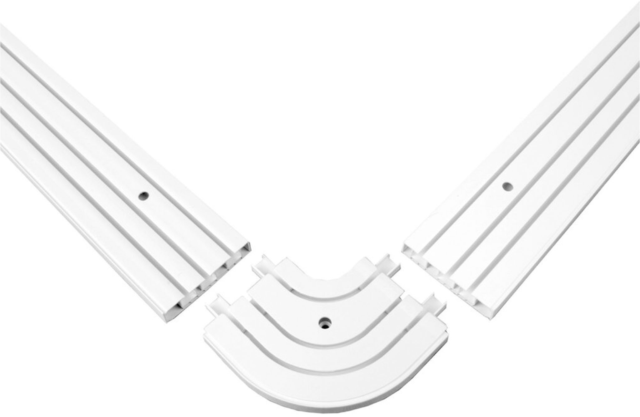 Thumbnail - SN DECO GROUP Gardinenschiene "Aussenbogen für Vorhangschiene SH" 3 läufig-läufig