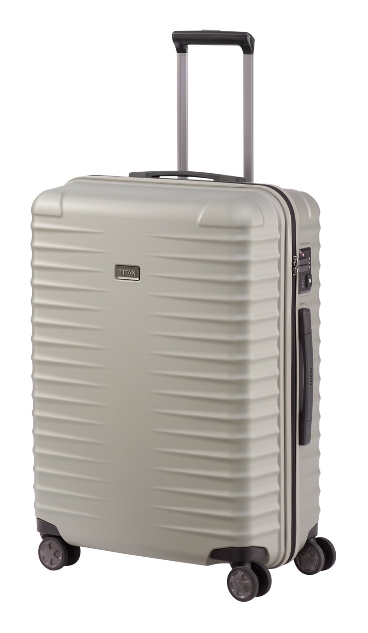 TITAN® Hartschalen-Trolley »LITRON, verschiedene Größen und Farben«, 4 Rollen, Hartschalen-Koffer Made in Germany mit 10 Jahren Herstellergarantie