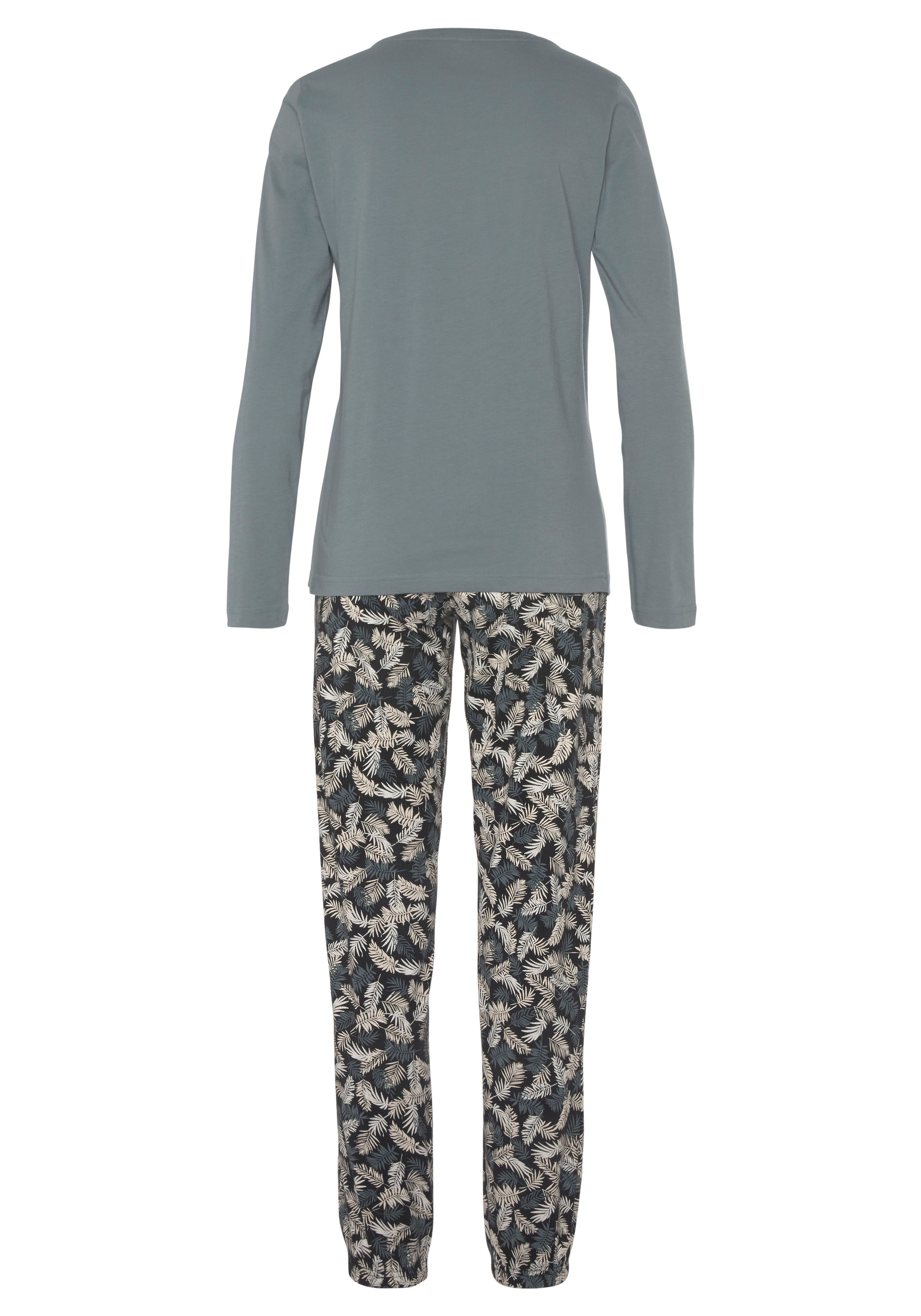 Vivance Dreams Pyjama, (2 tlg.), mit schönem Naturprint