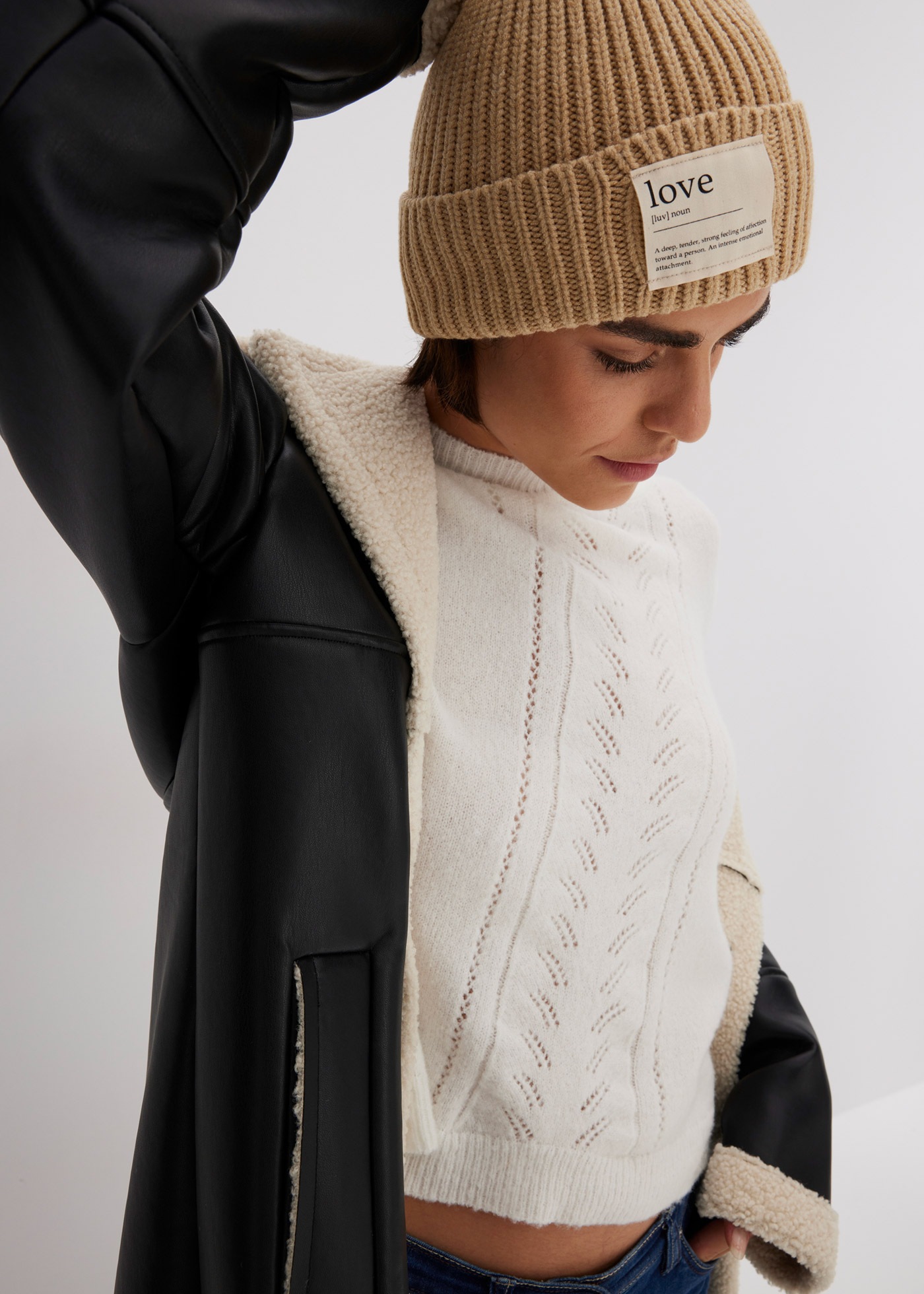 bonprix Strickmütze "Mütze" aus Viskose, Polyester und Polyamid, modischer günstig online kaufen