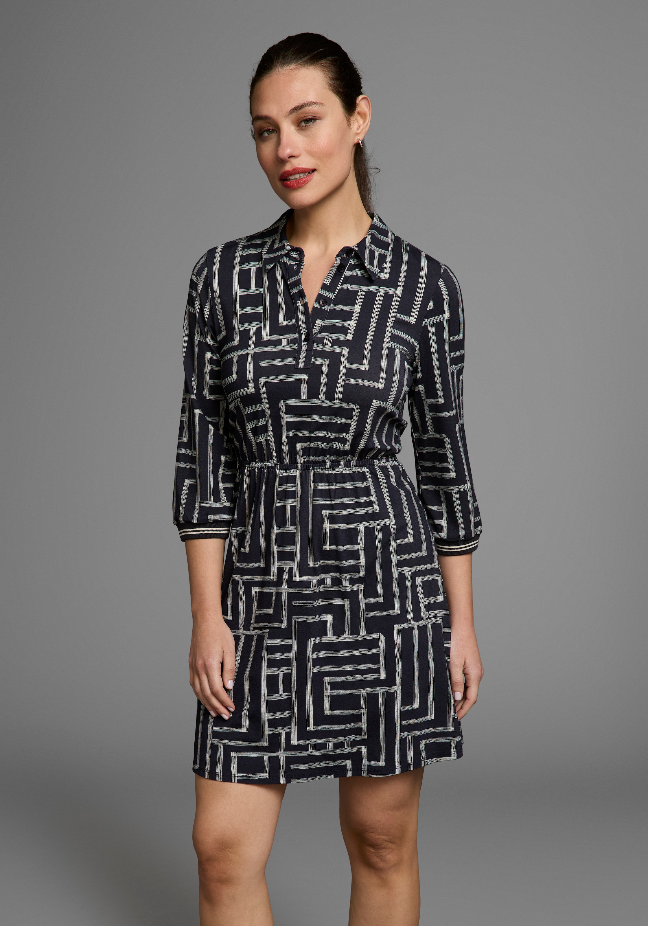 Laura Scott Polokleid, mit Grafik-Print günstig online kaufen