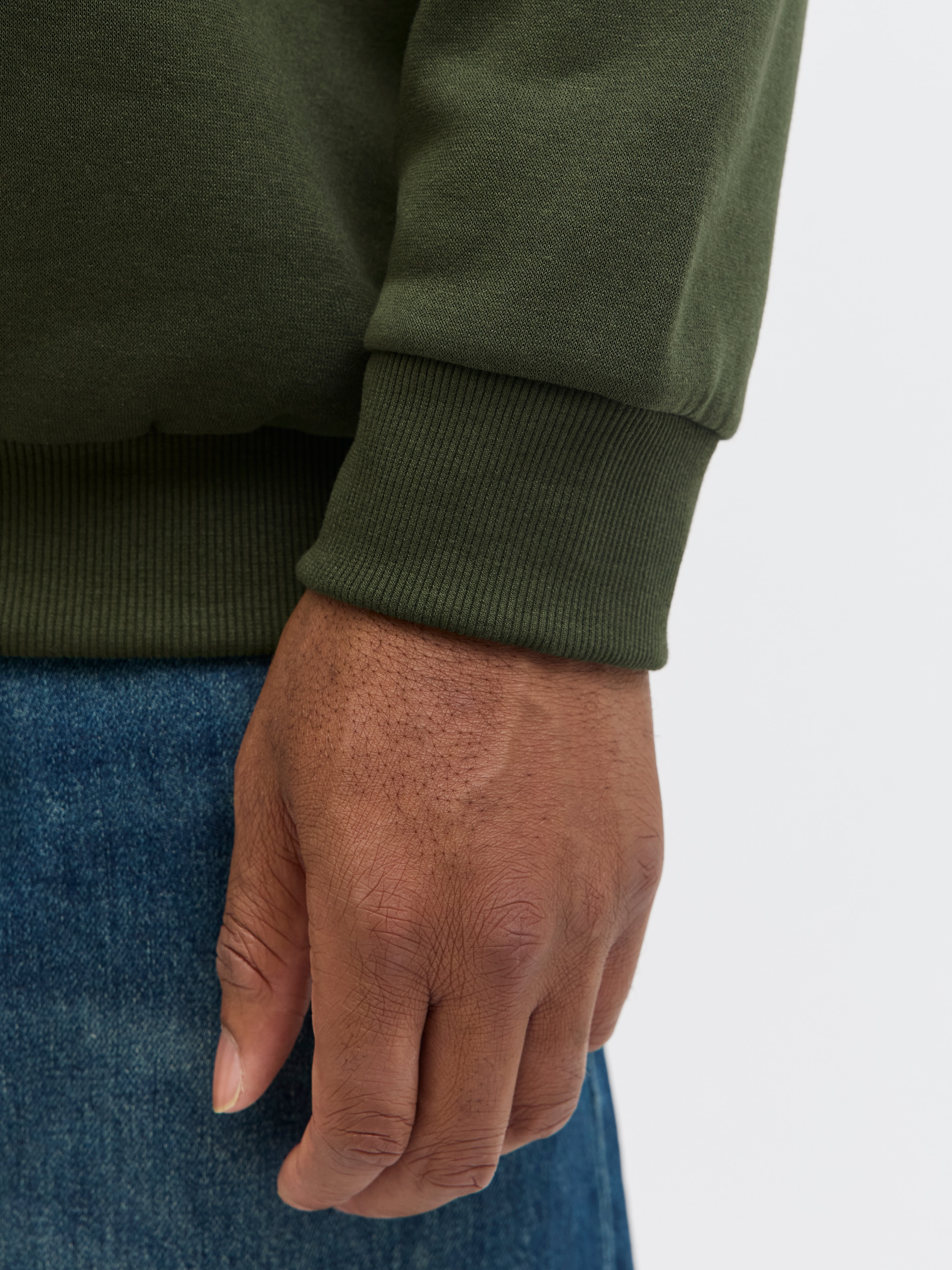 Jack & Jones PlusSize Sweatshirt »JJEBRADLEY SWEAT CREW NOOS PLS«, mit Rippbündchen